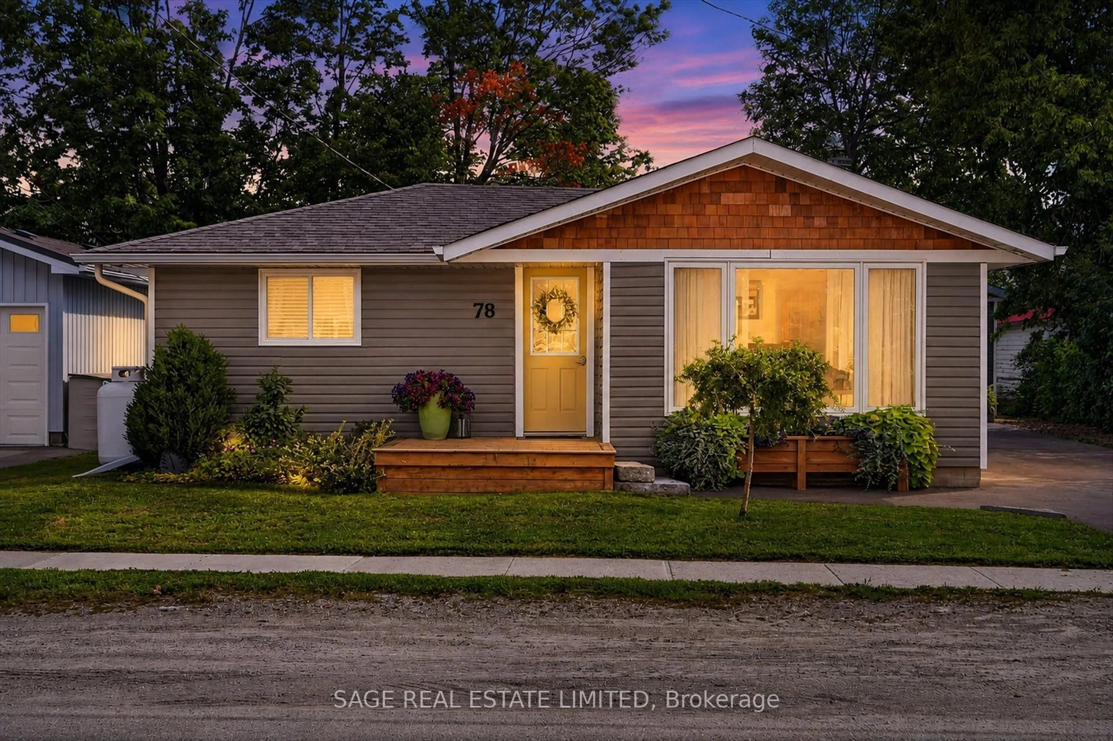 Home with vinyl exterior material, street for 78 William St, Kawartha Lakes Ontario K0M 1A0