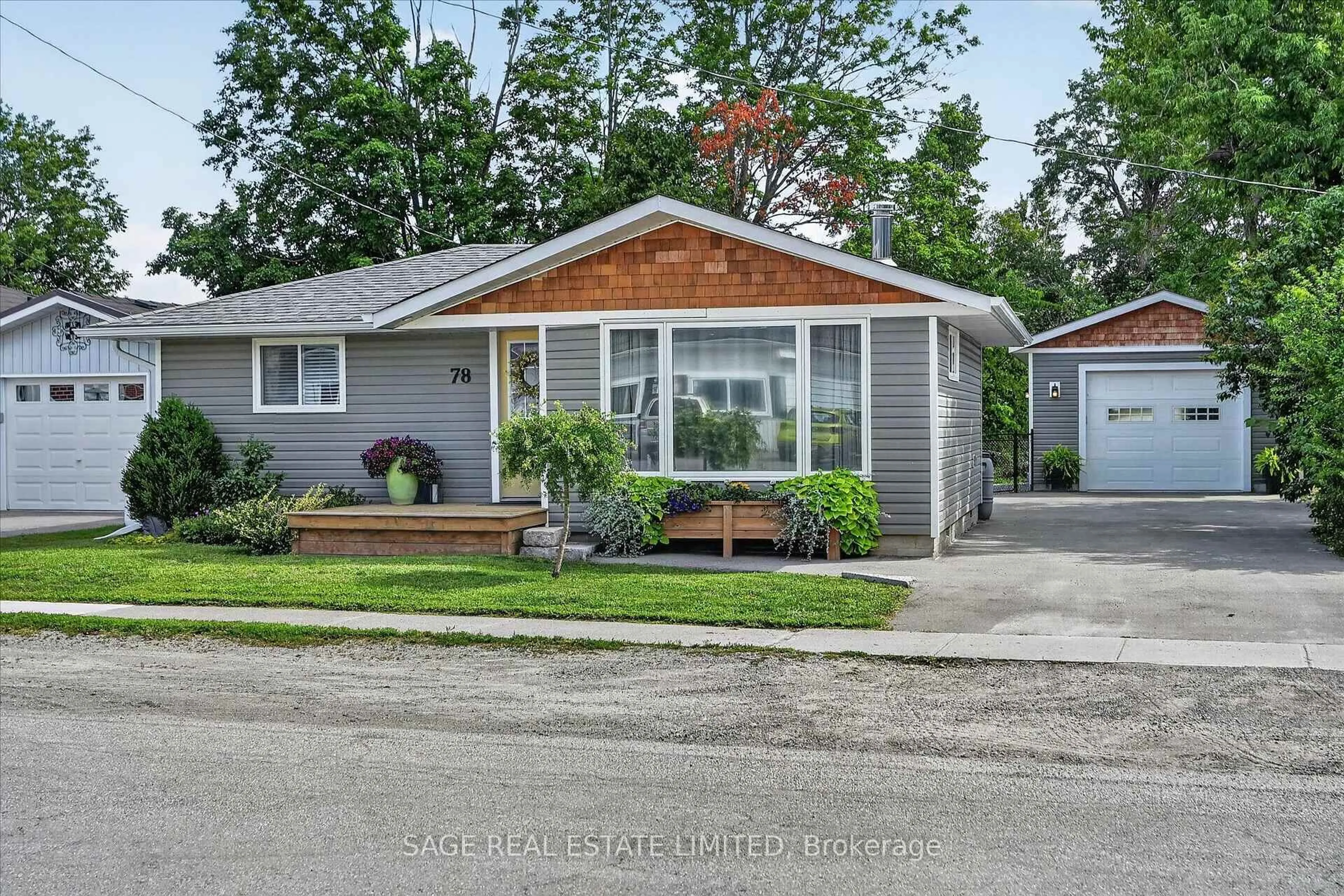 Home with vinyl exterior material, street for 78 William St, Kawartha Lakes Ontario K0M 1A0