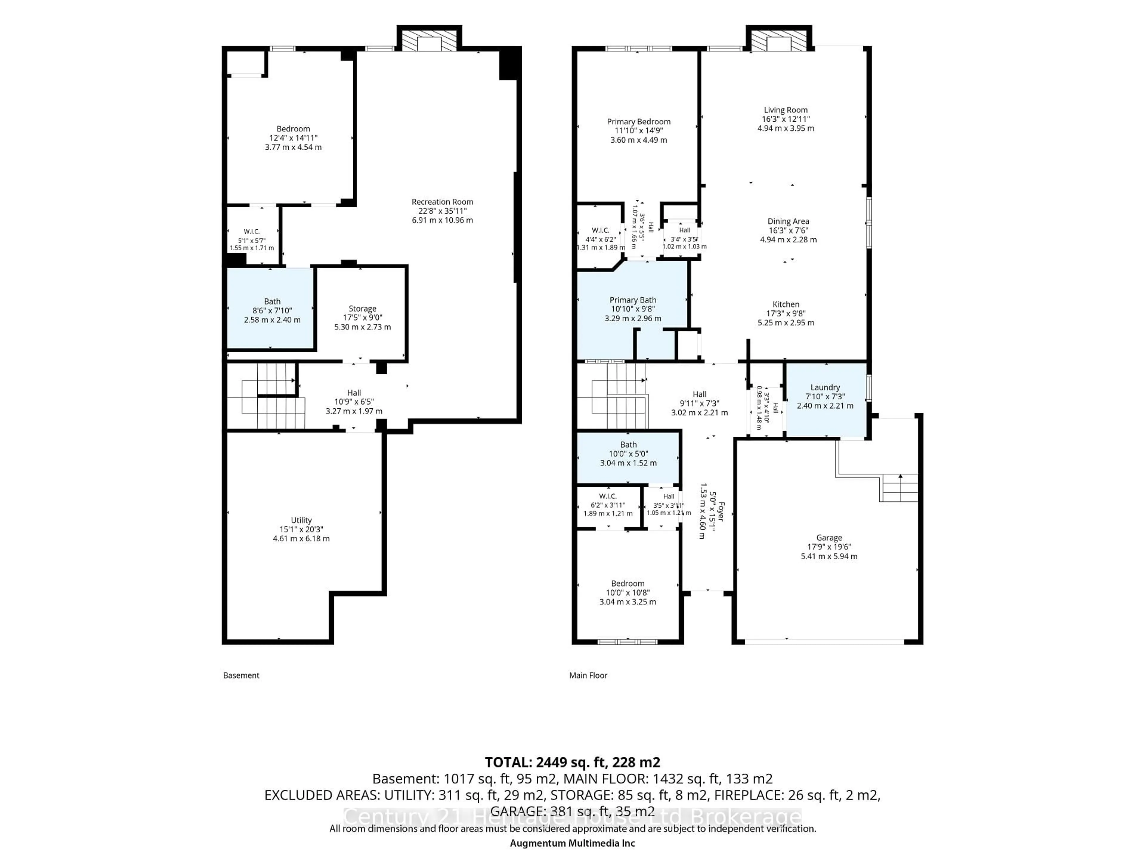 Floor plan for 528 Baldwin Cres, Woodstock Ontario N4T 0G4