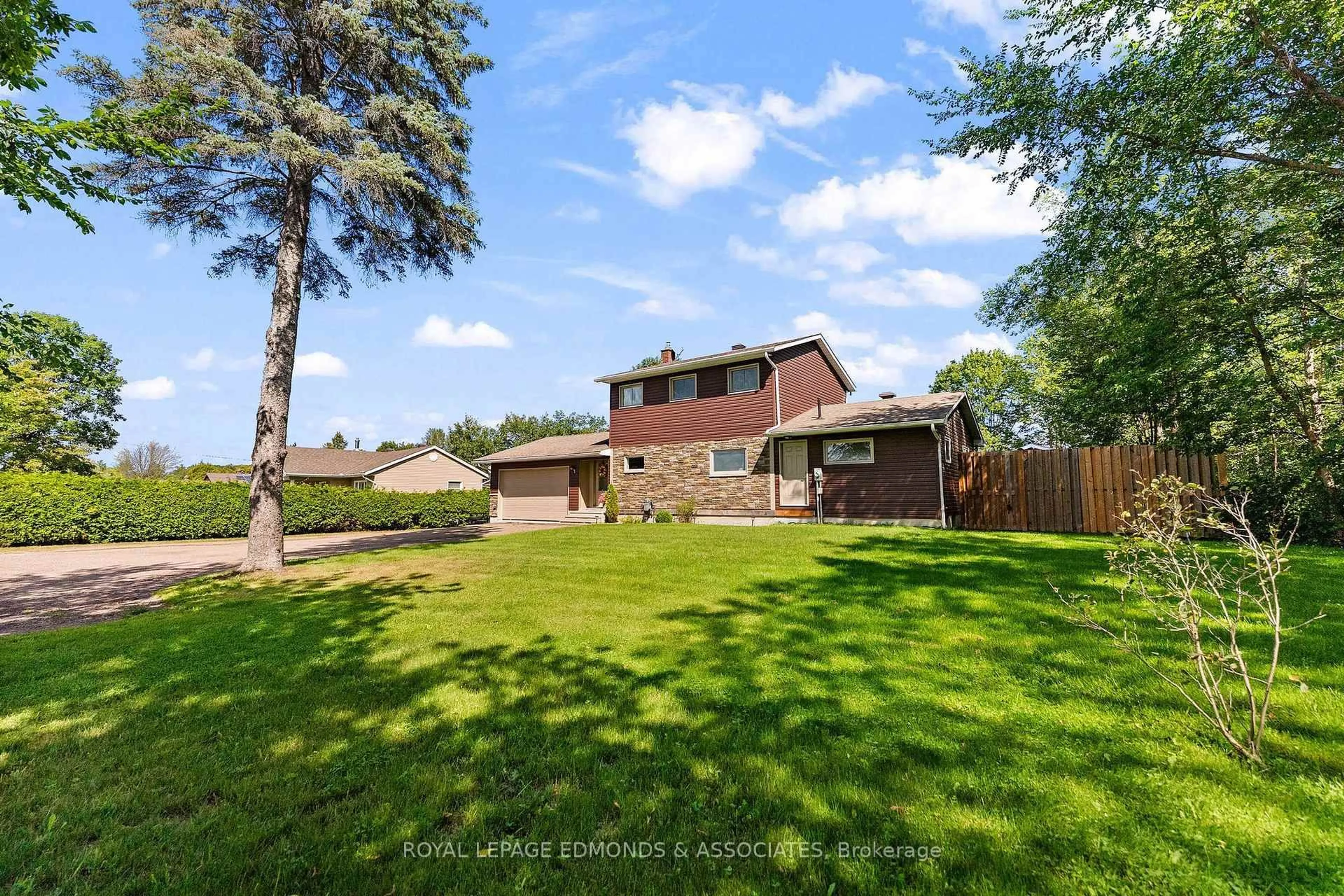 A pic from outside/outdoor area/front of a property/back of a property/a pic from drone, water/lake/river/ocean view for 11946 Round Lake Rd, Pembroke Ontario K8A 0K8