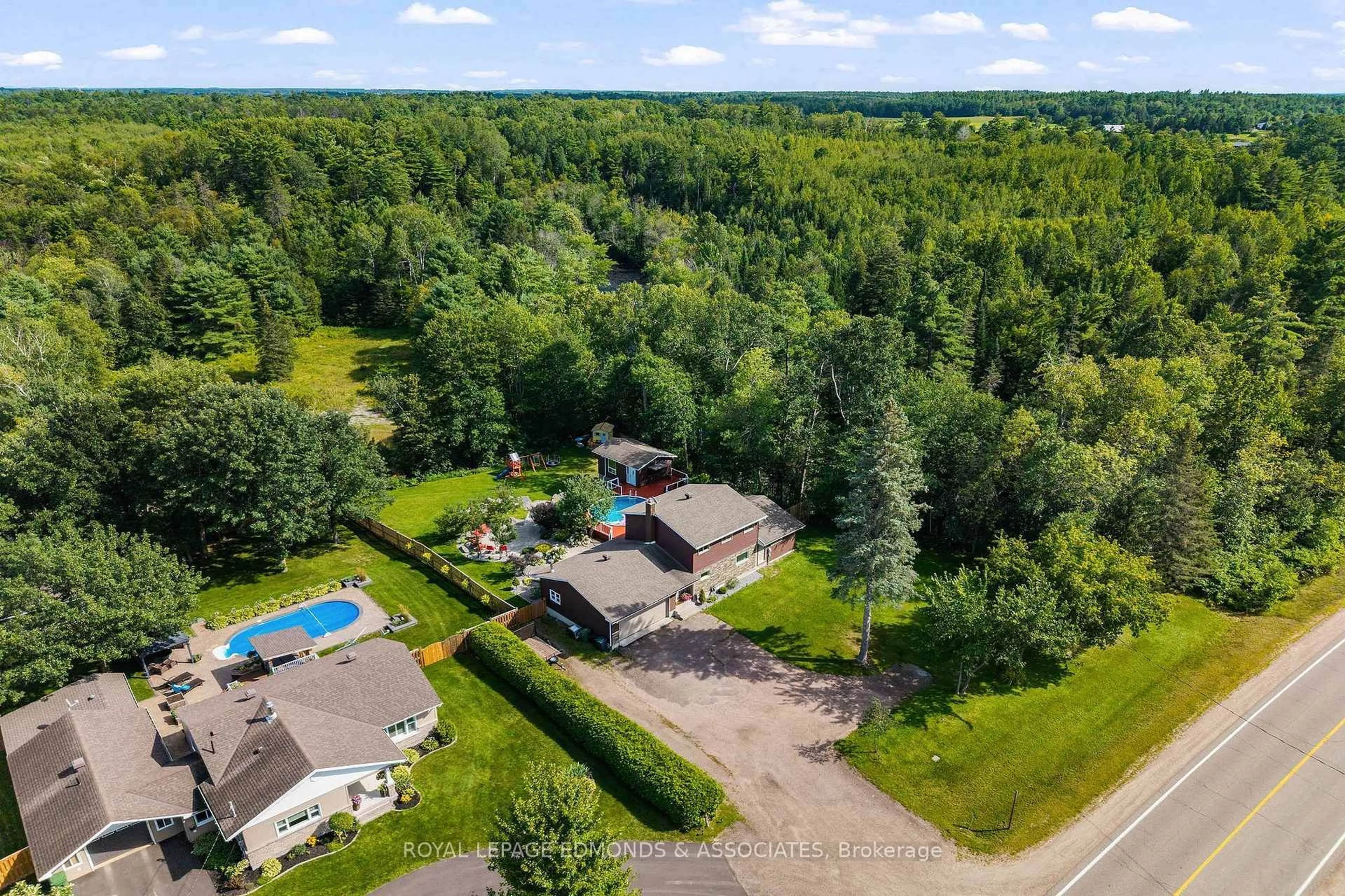 A pic from outside/outdoor area/front of a property/back of a property/a pic from drone, unknown for 11946 Round Lake Rd, Pembroke Ontario K8A 0K8