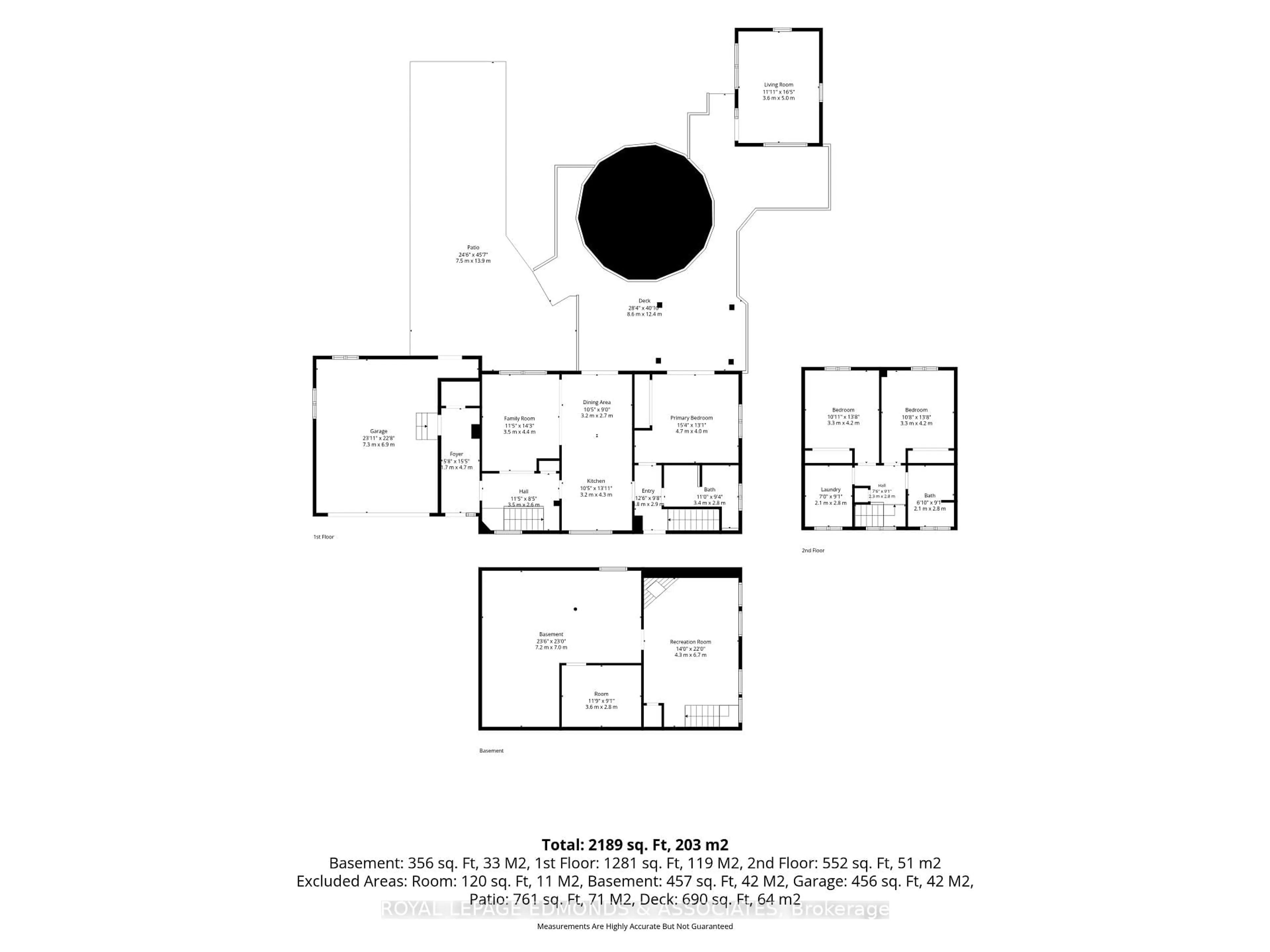 Floor plan for 11946 Round Lake Rd, Pembroke Ontario K8A 0K8