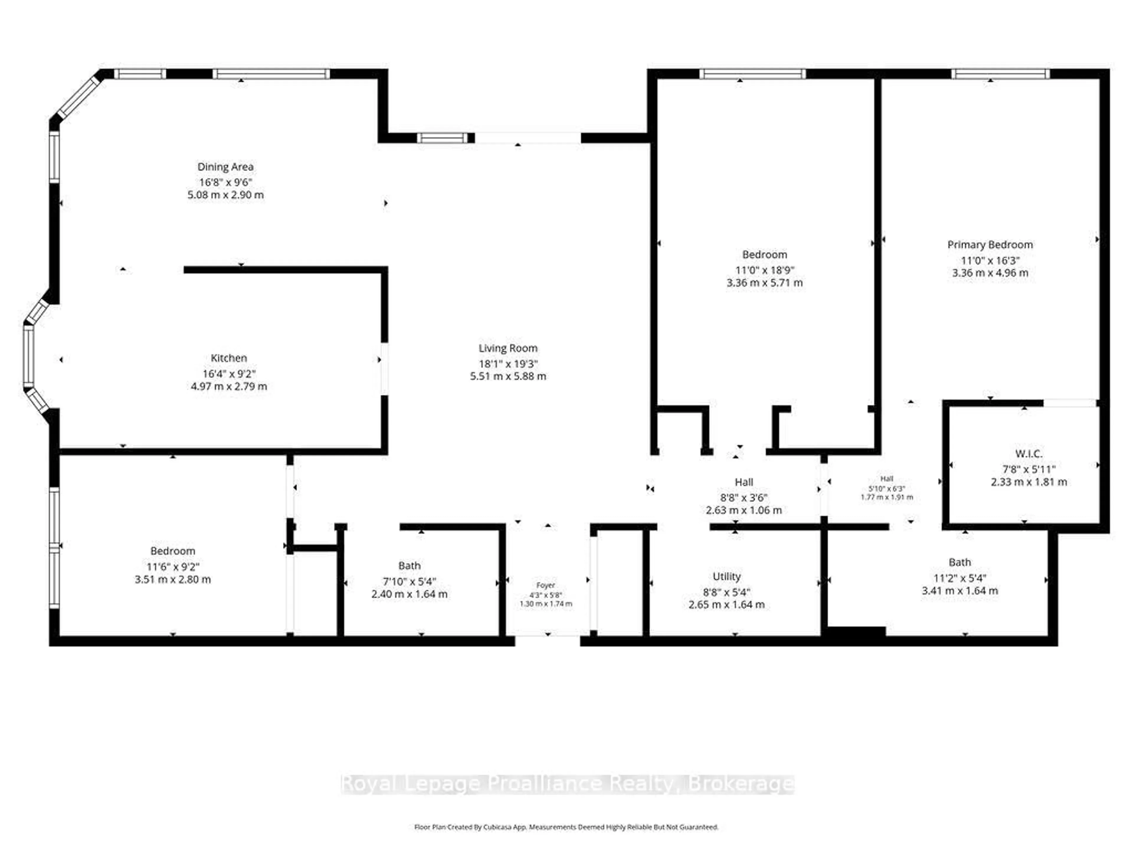 Floor plan for 54 Tripp Blvd #208, Quinte West Ontario K8V 5V1