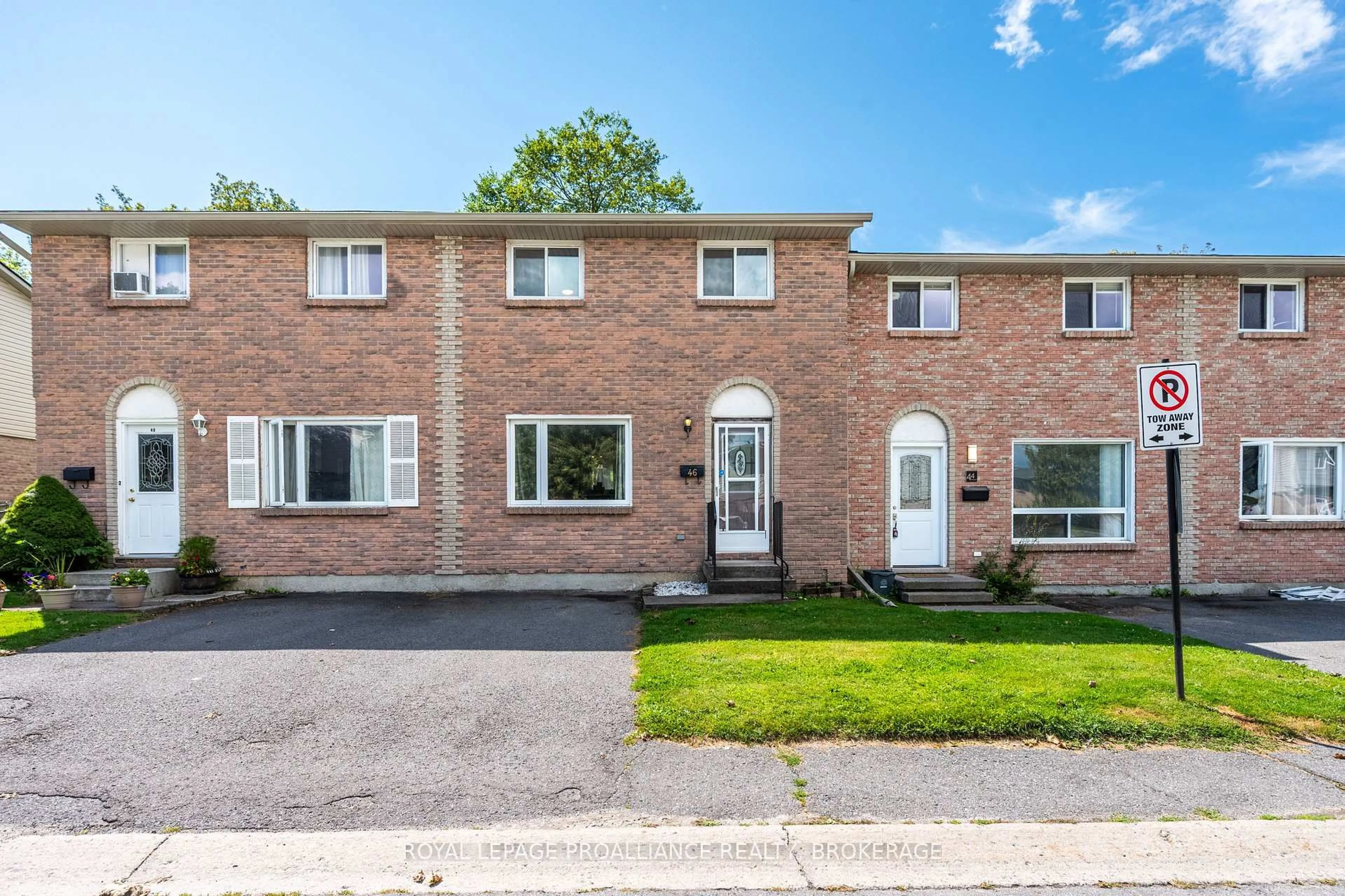 Home with brick exterior material, street for 46 Rosemund Cres, Kingston Ontario K7M 6Z4