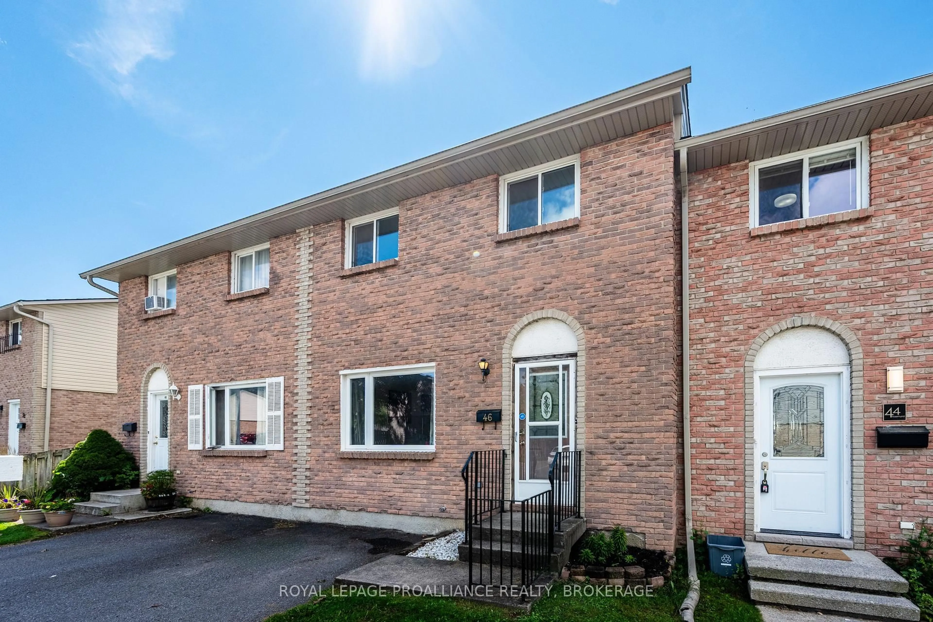 Home with brick exterior material, street for 46 Rosemund Cres, Kingston Ontario K7M 6Z4