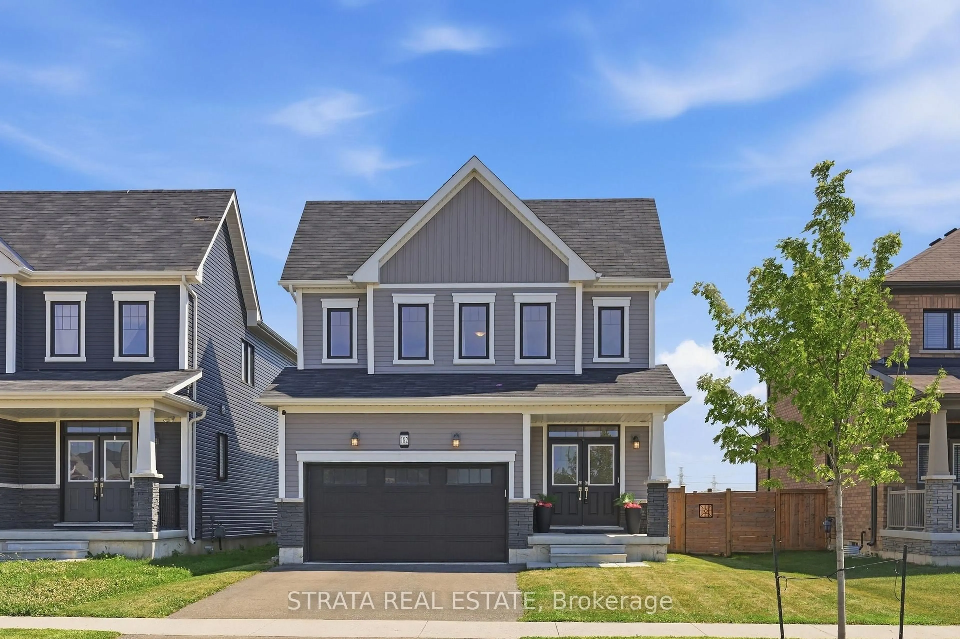 Home with brick exterior material, street for 182 Explorer Way, Thorold Ontario L2V 0K3