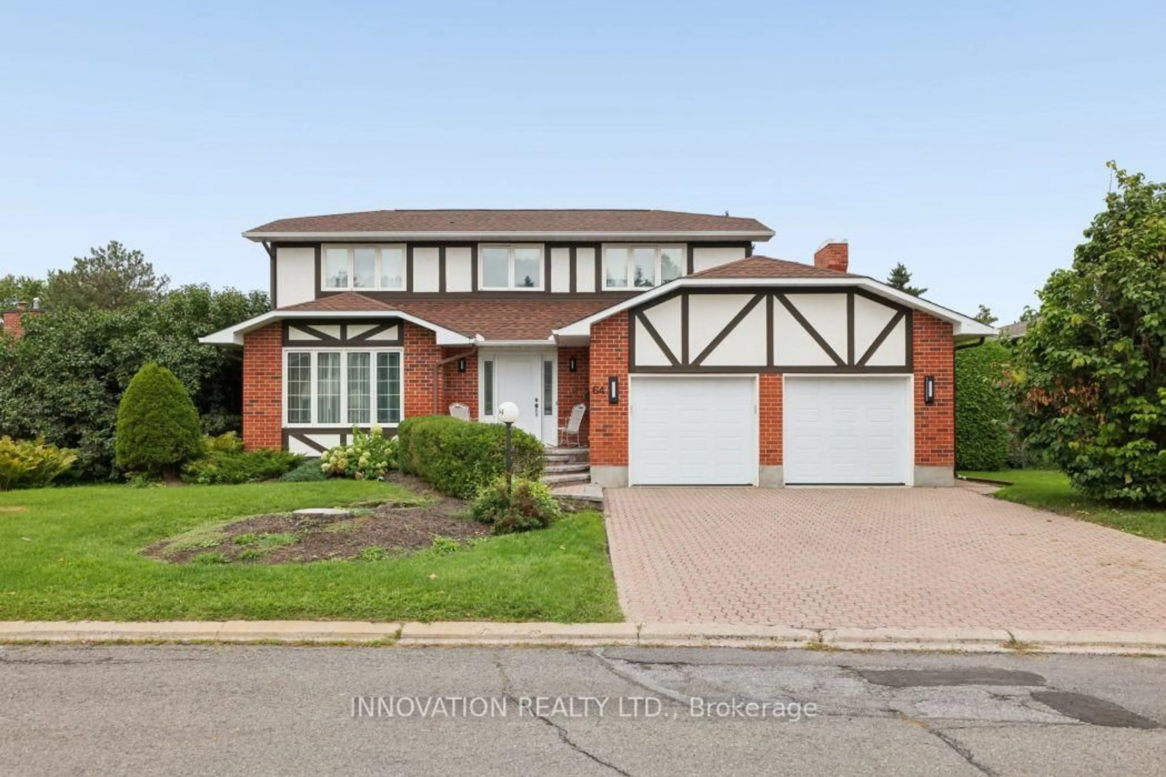 Home with brick exterior material, street for 64 Thare Cres, Barrhaven Ontario K2J 2P6
