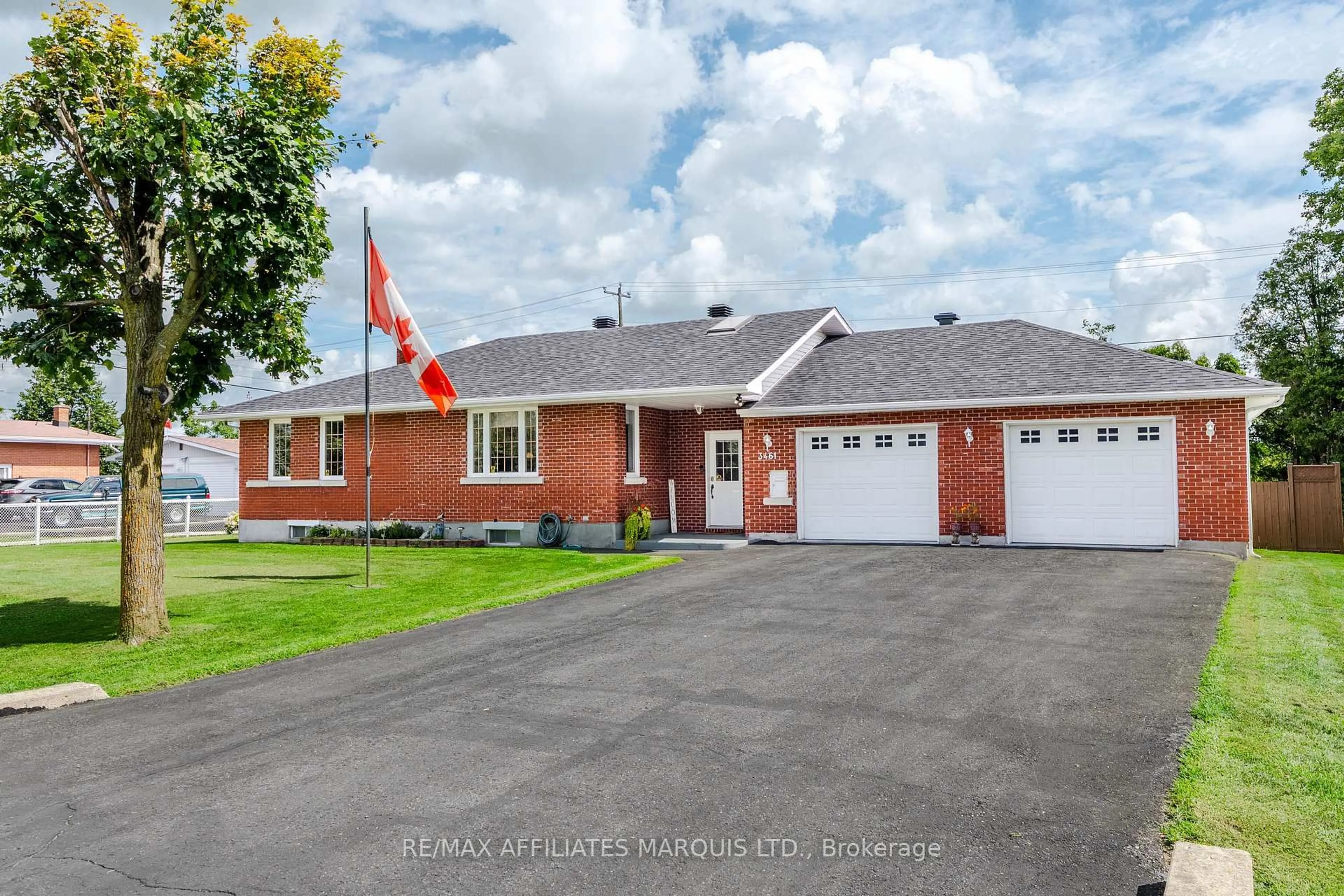 Home with brick exterior material, street for 3461 Marydale Ave, South Stormont Ontario K6K 1P6
