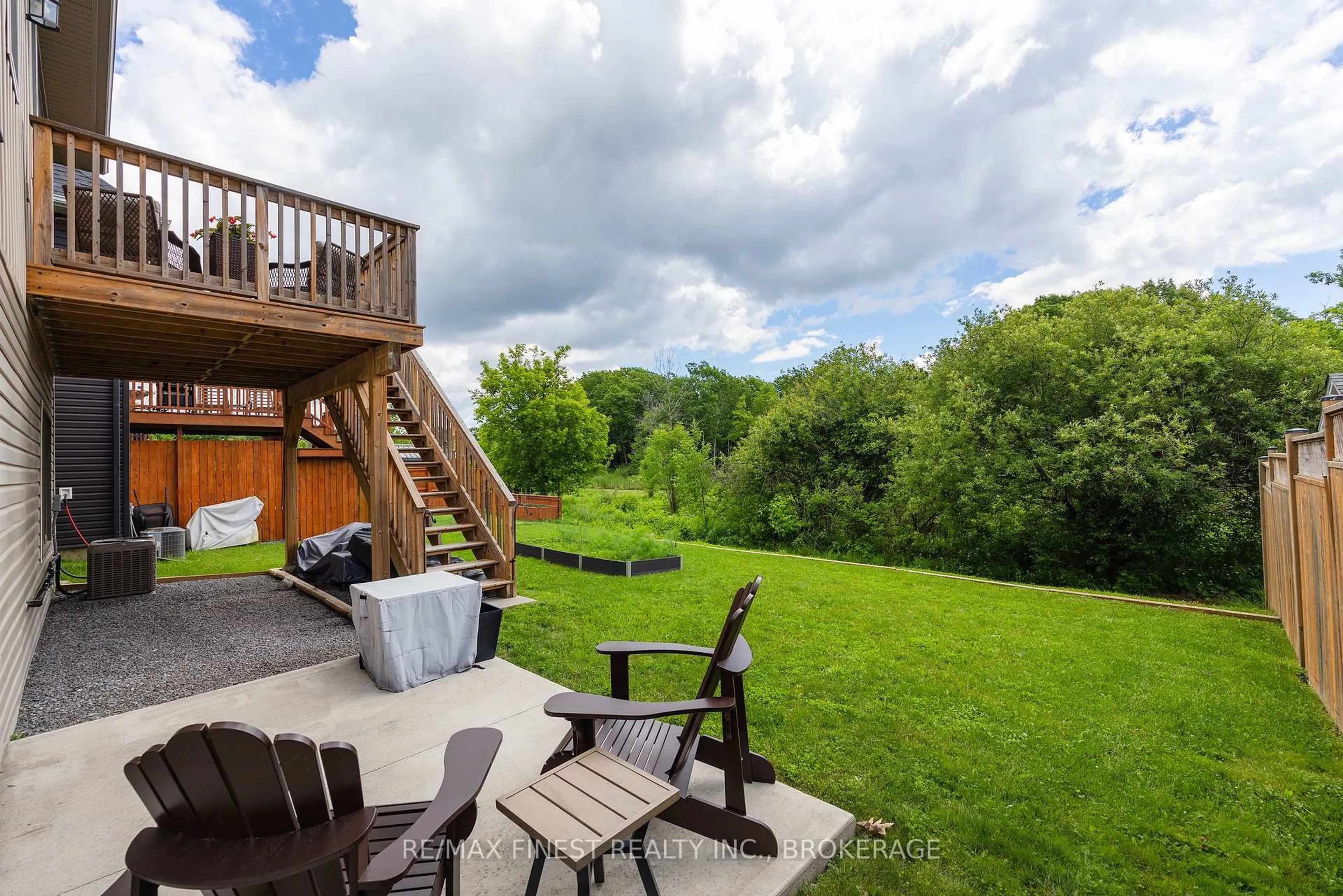 Patio, water/lake/river/ocean view for 386 Nalon Rd, Gananoque Ontario K7G 0A3