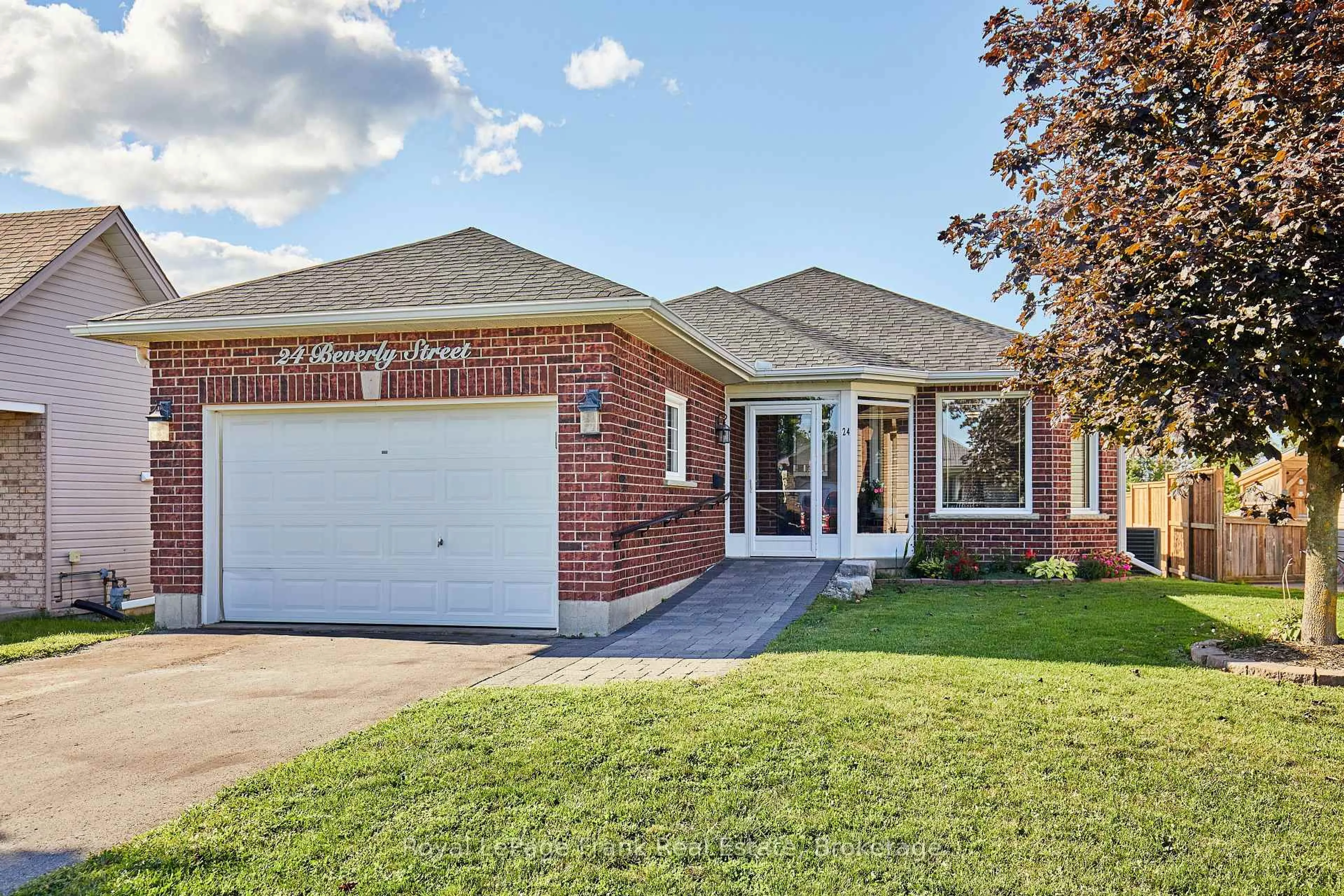Home with brick exterior material, street for 24 Beverly St, Kawartha Lakes Ontario K9V 4Y7