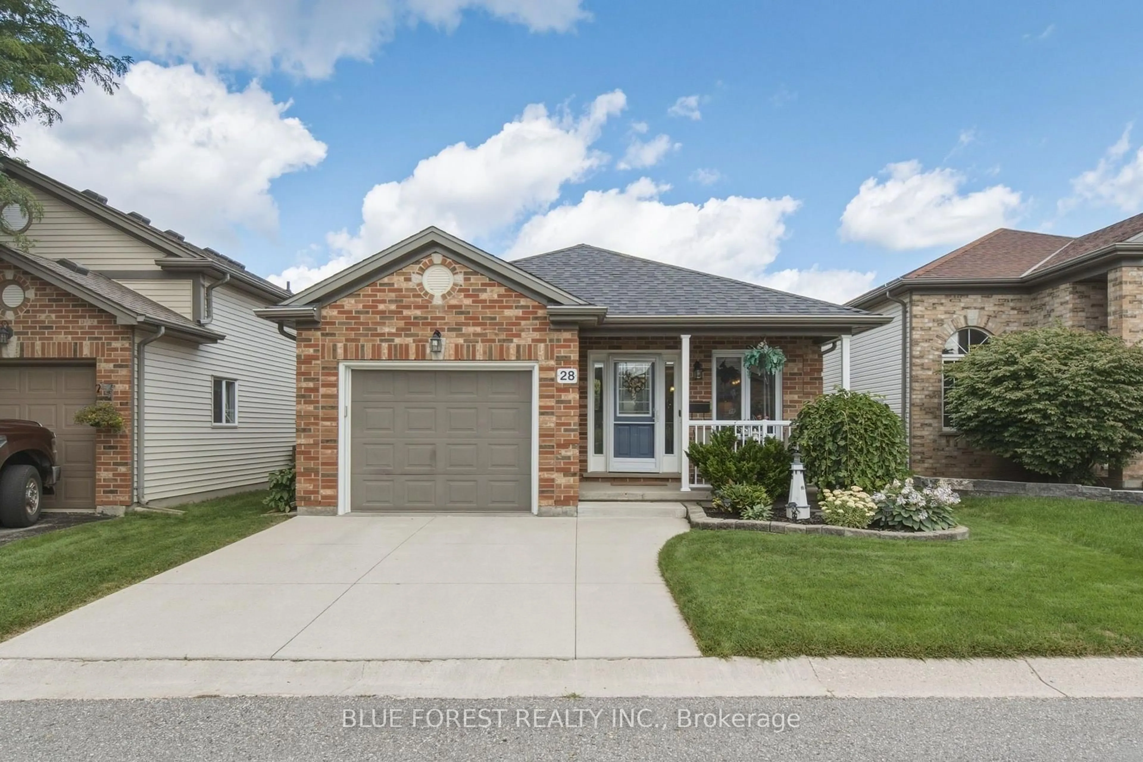 Home with brick exterior material, street for 335 Lighthouse Rd #28, London South Ontario N6M 1J8