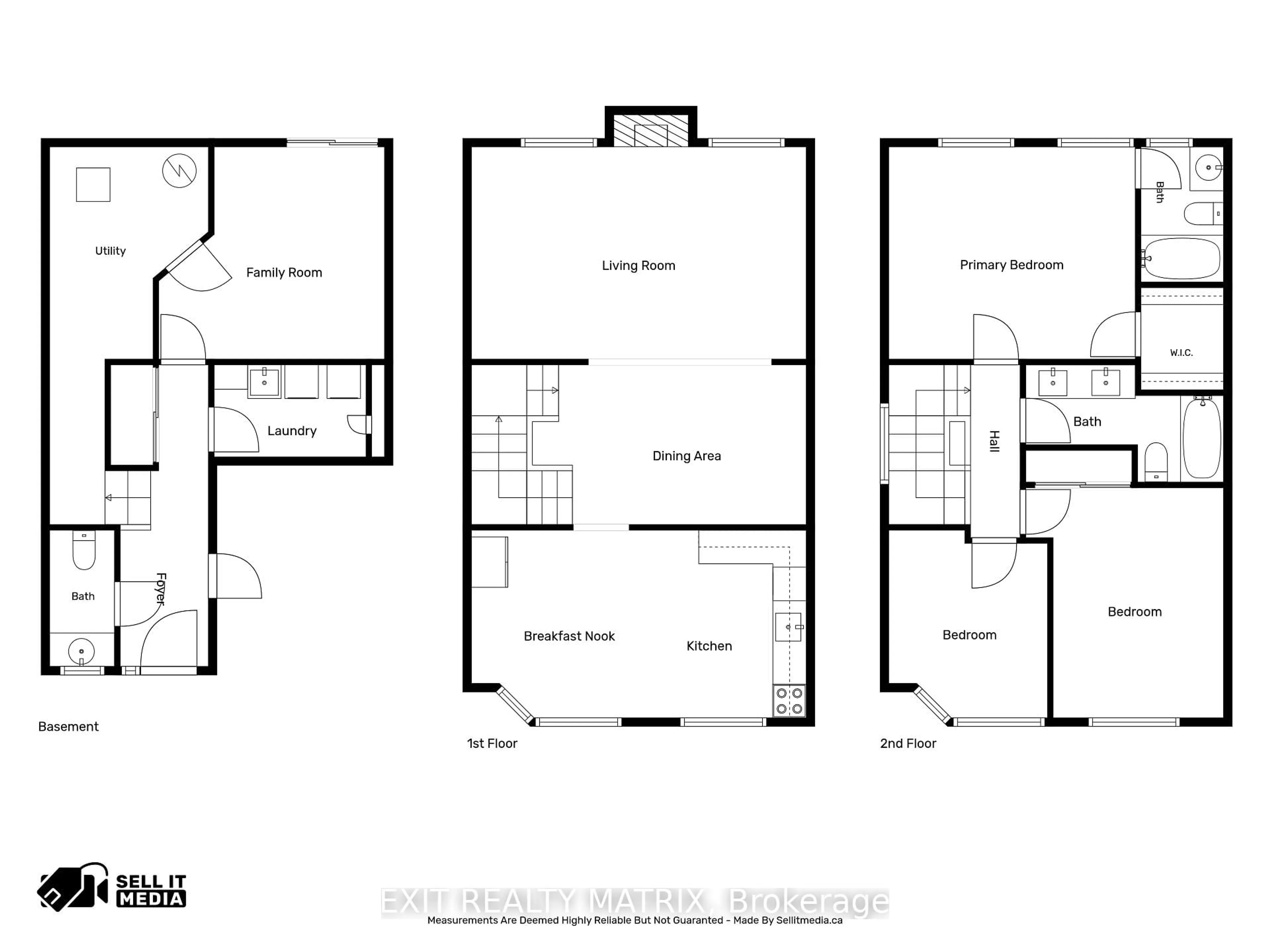 Floor plan for 270 Fernleaf Cres, Orleans Ontario K1E 2Z4