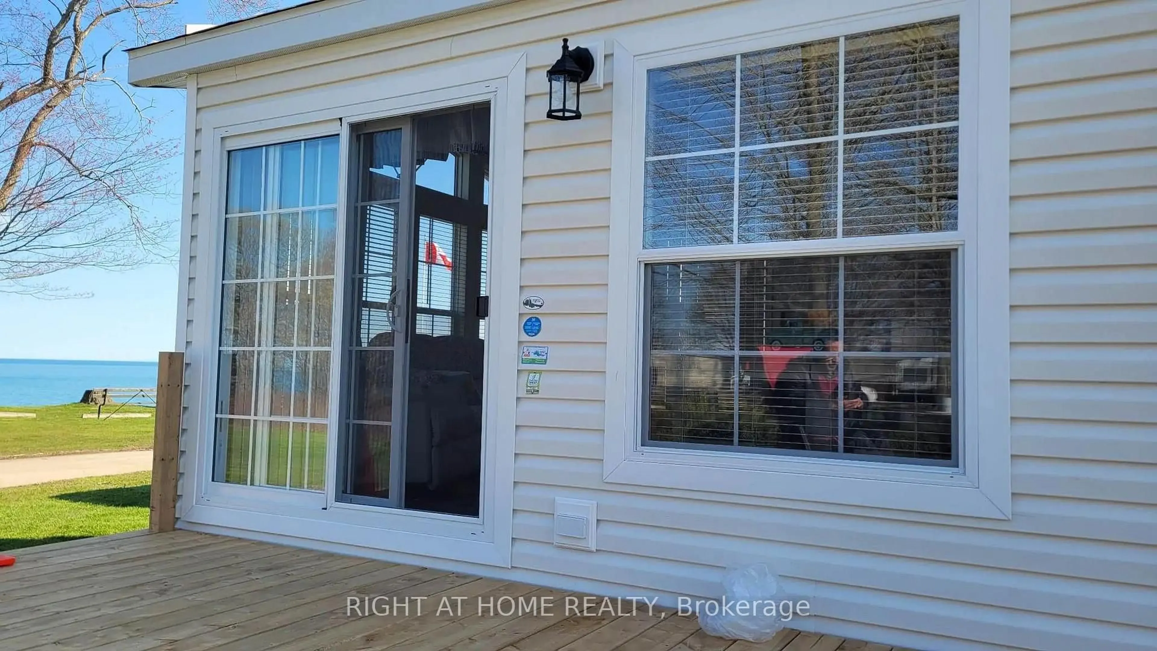 Home with vinyl exterior material, water/lake/river/ocean view for 22499 Gray Line, West Elgin Ontario N0L 2C0
