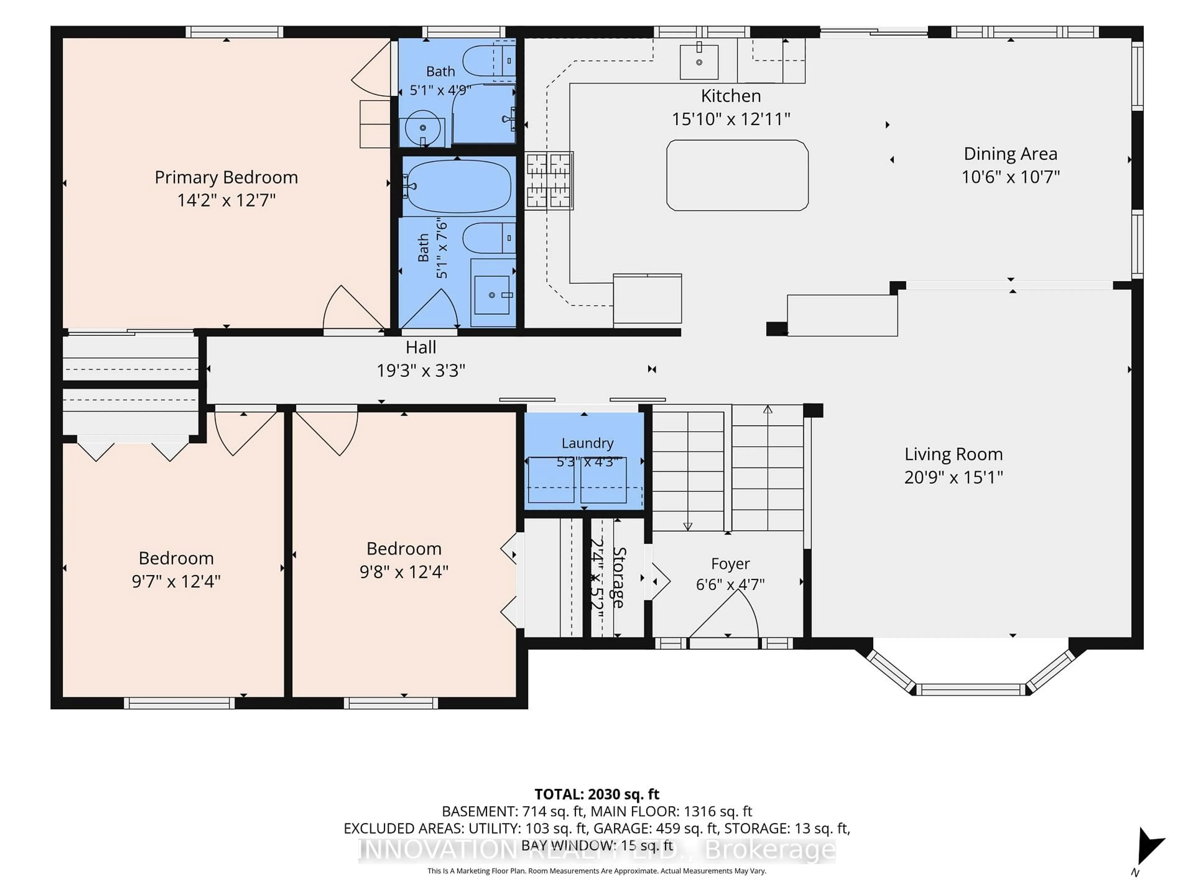 Floor plan for 174 Belisle St, Clarence-Rockland Ontario K0A 1N0