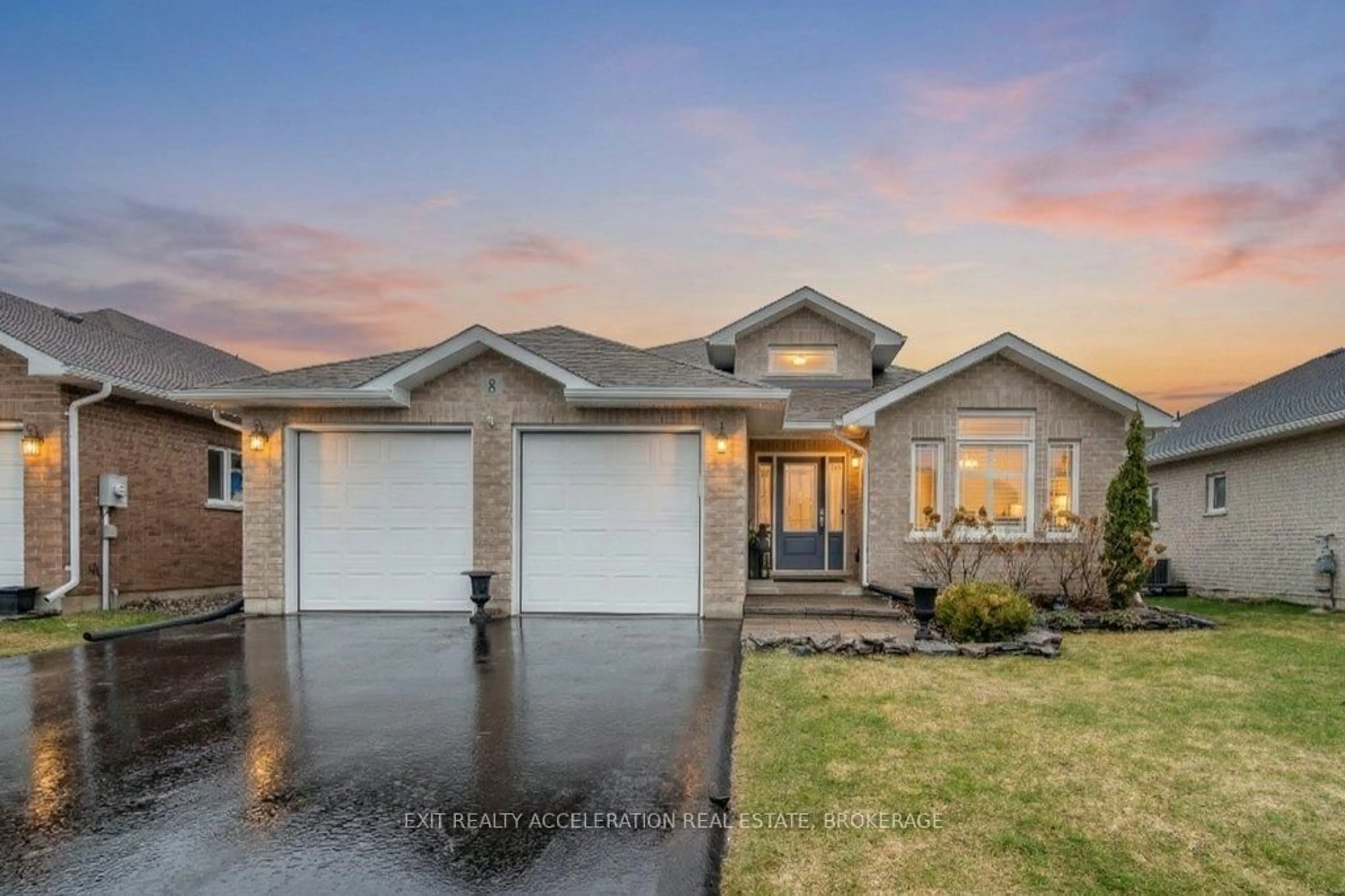 Home with vinyl exterior material, street for 8 Briarwood Cres, Greater Napanee Ontario K7R 0C2