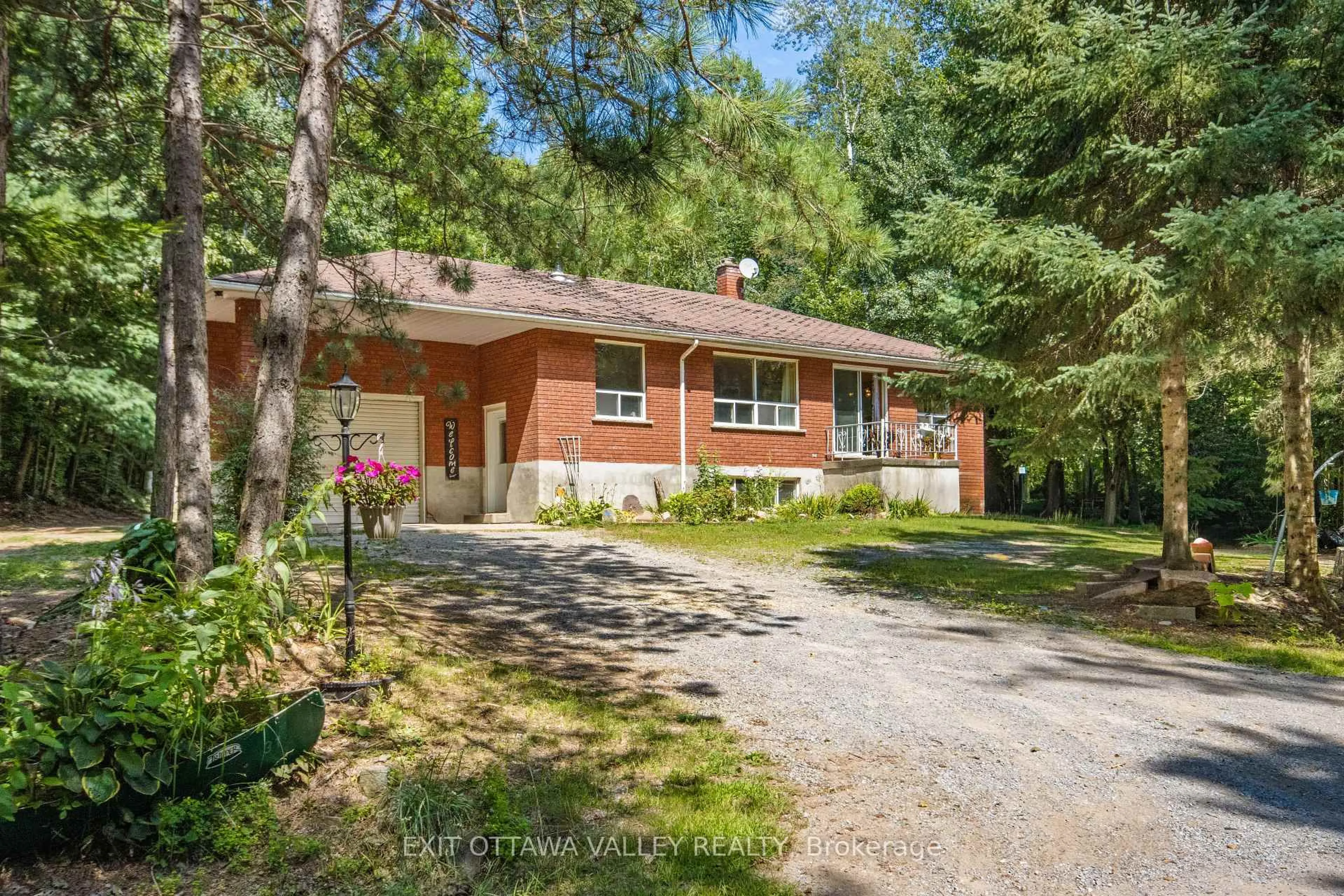 A pic from outside/outdoor area/front of a property/back of a property/a pic from drone, street for 561 Long Lake Rd, Barry's Bay Ontario K0J 1B0