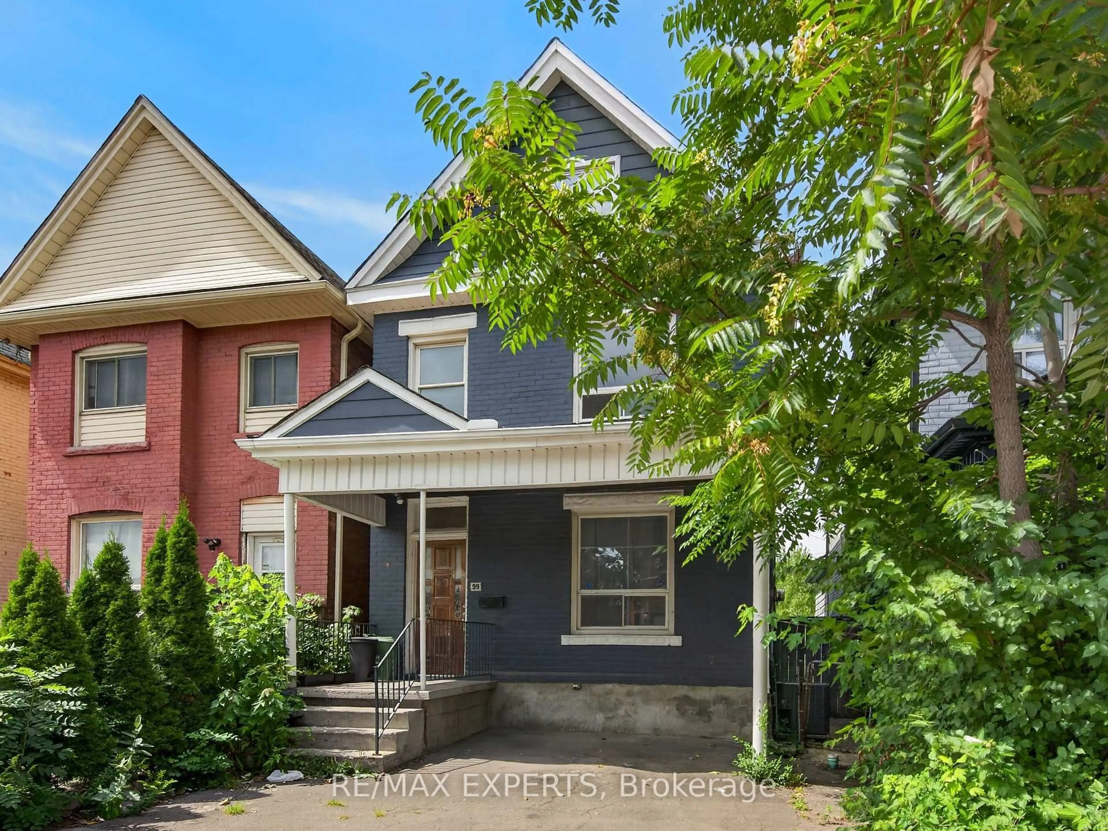 Home with brick exterior material, street for 99 Leeming St, Hamilton Ontario L8L 5T5