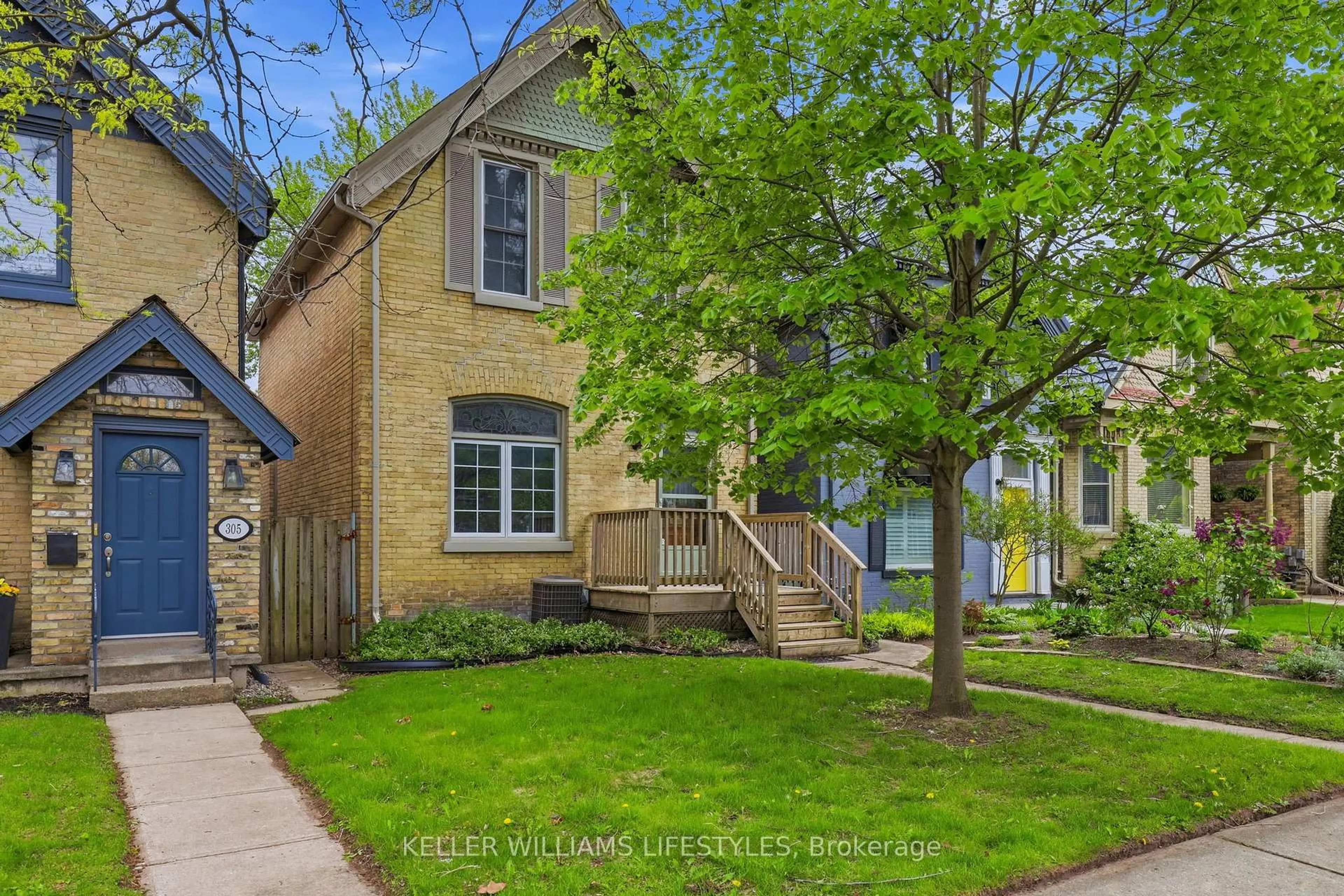 Home with brick exterior material, street for 303 Pall Mall St, London East Ontario N6B 2G8