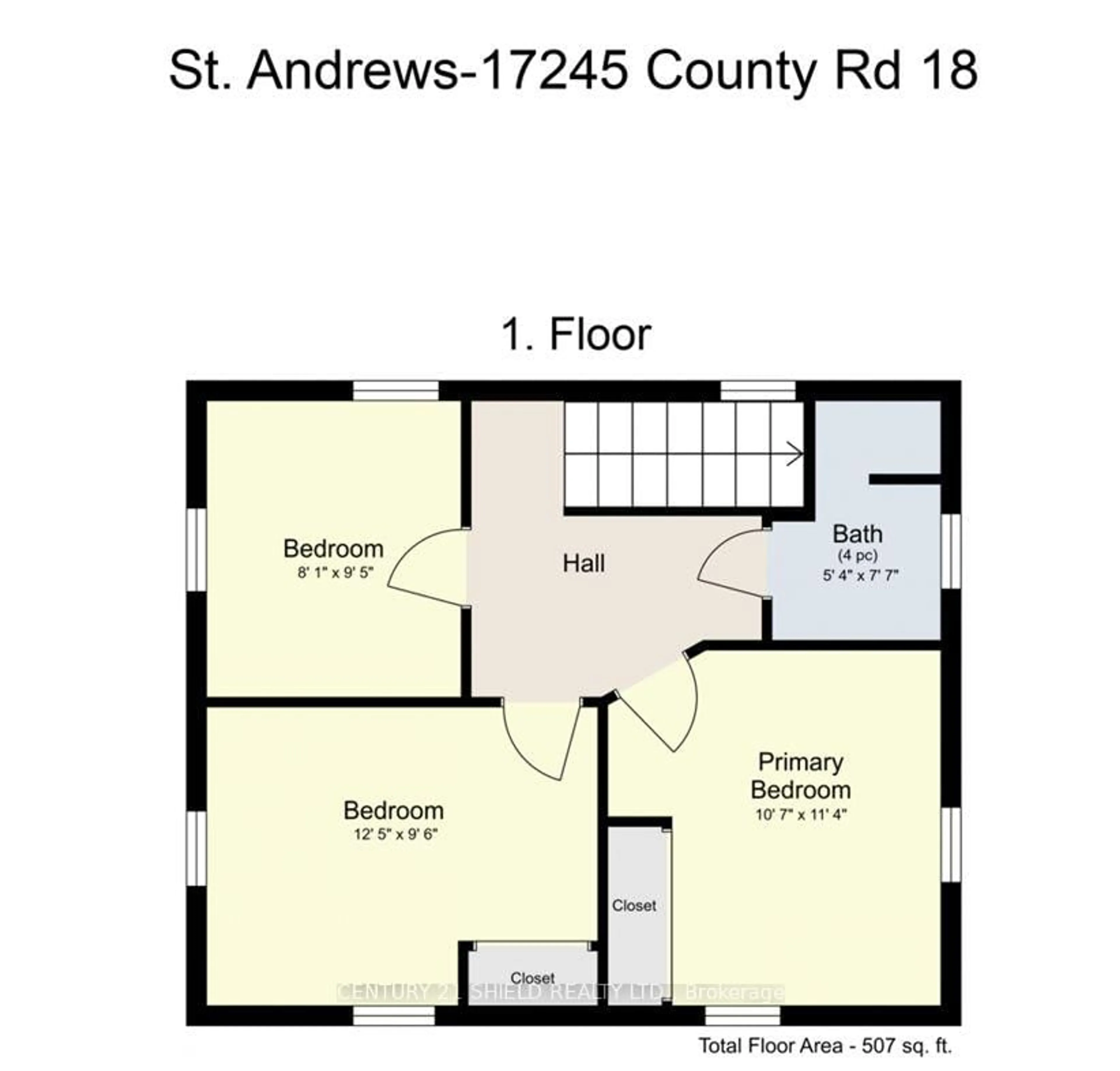 Floor plan for 17245 County Rd 18 Rd, South Stormont Ontario K0C 2A0