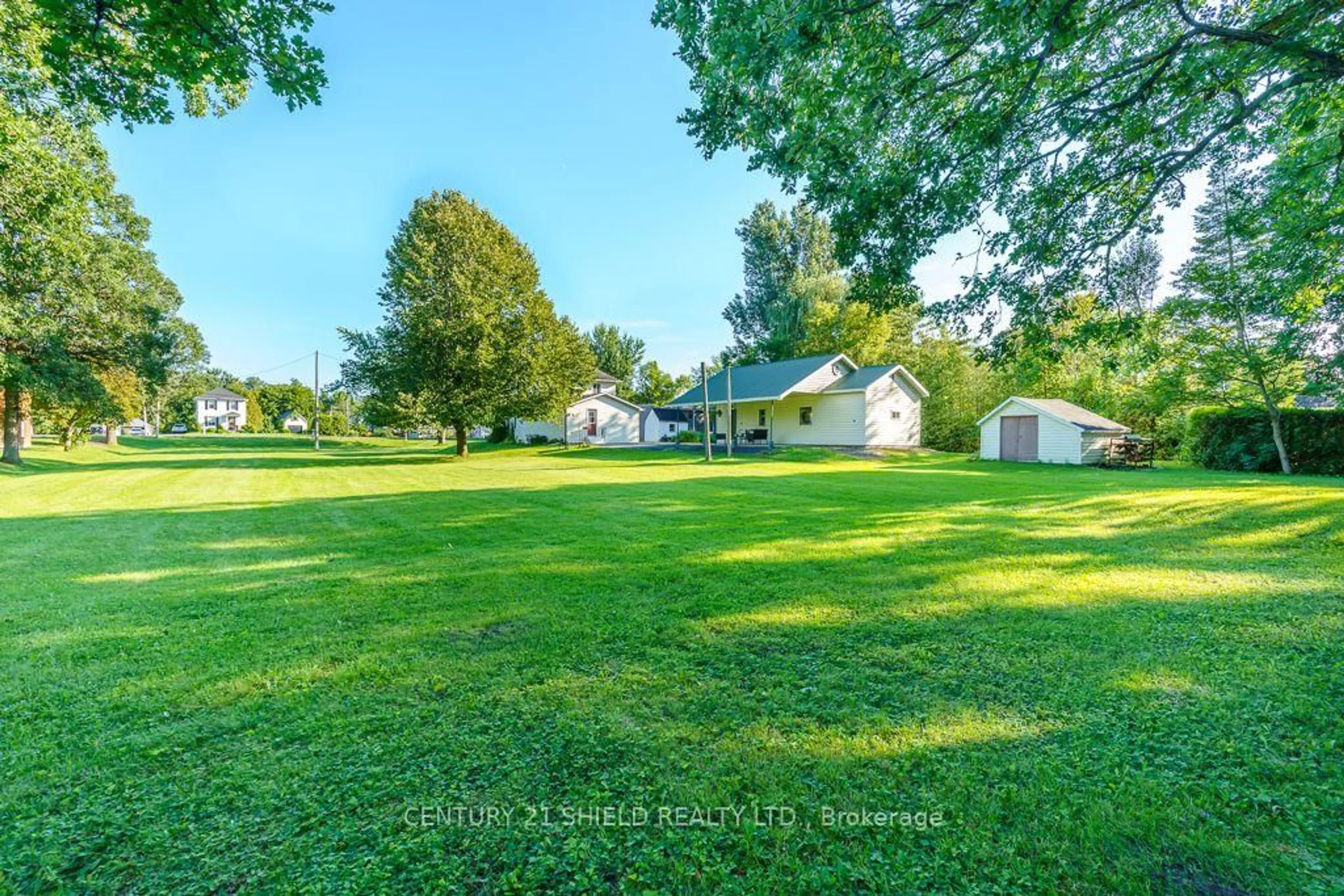 A pic from outside/outdoor area/front of a property/back of a property/a pic from drone, water/lake/river/ocean view for 17245 County Rd 18 Rd, South Stormont Ontario K0C 2A0