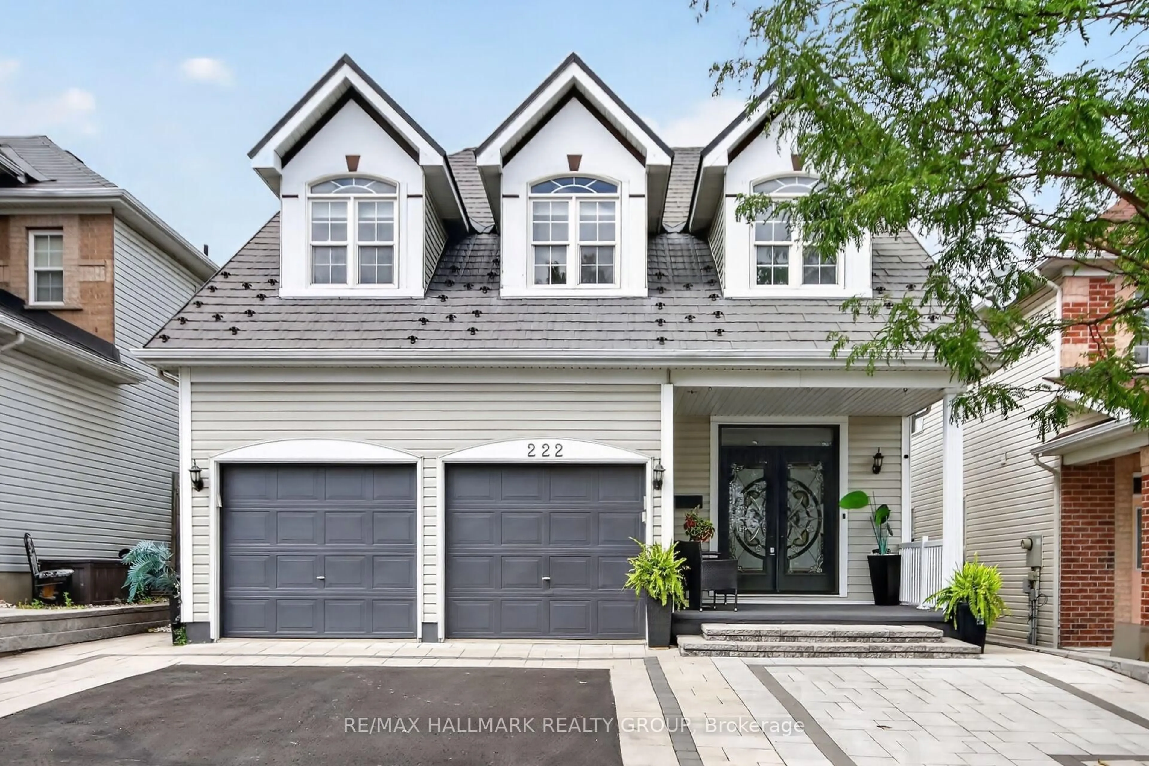 Home with vinyl exterior material, street for 222 Deercroft Ave, Nepean Ontario K2J 5K1