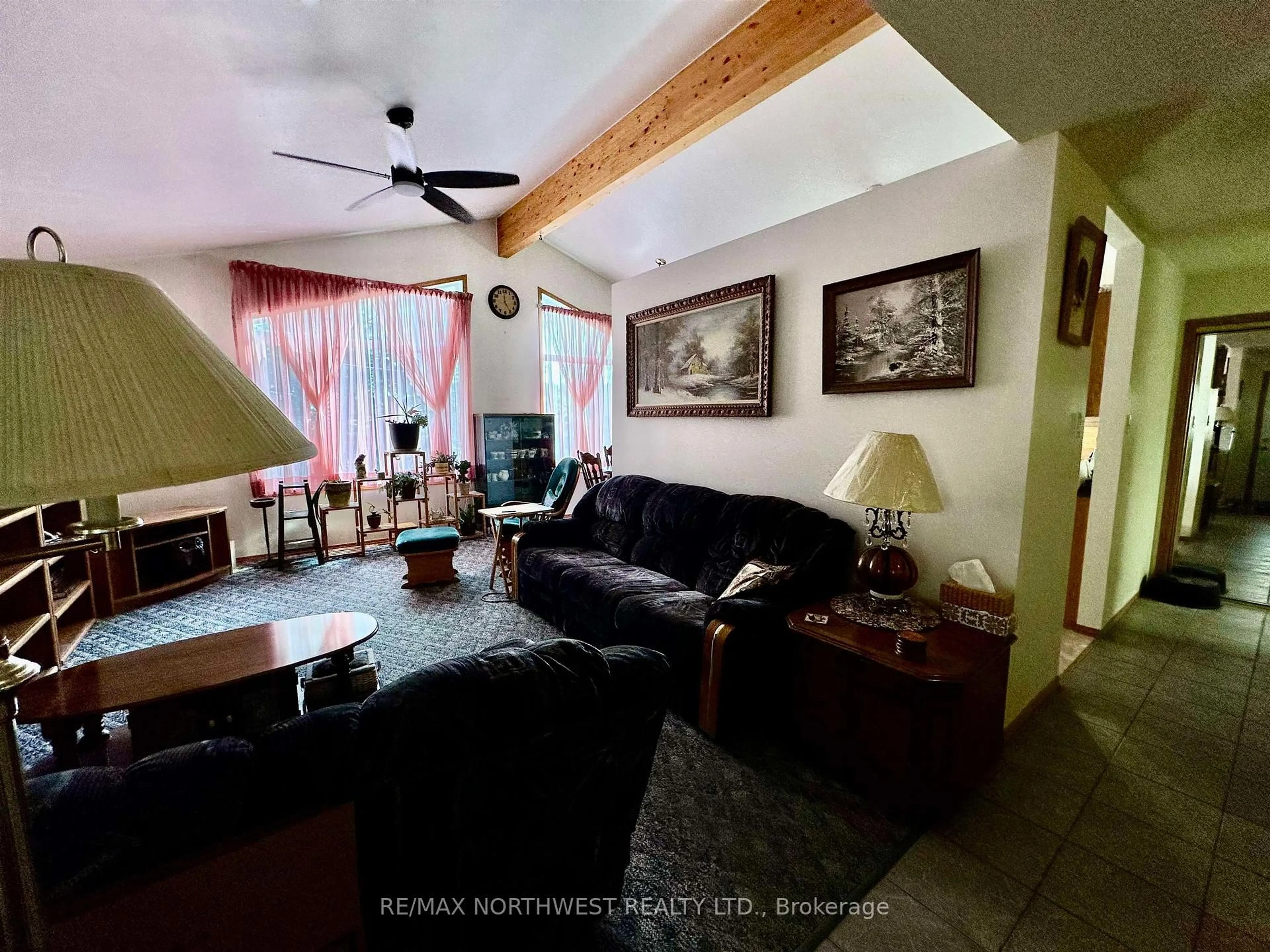 Living room with furniture, unknown for 1308 Eighth Street North, Kenora Ontario P9N 2S2
