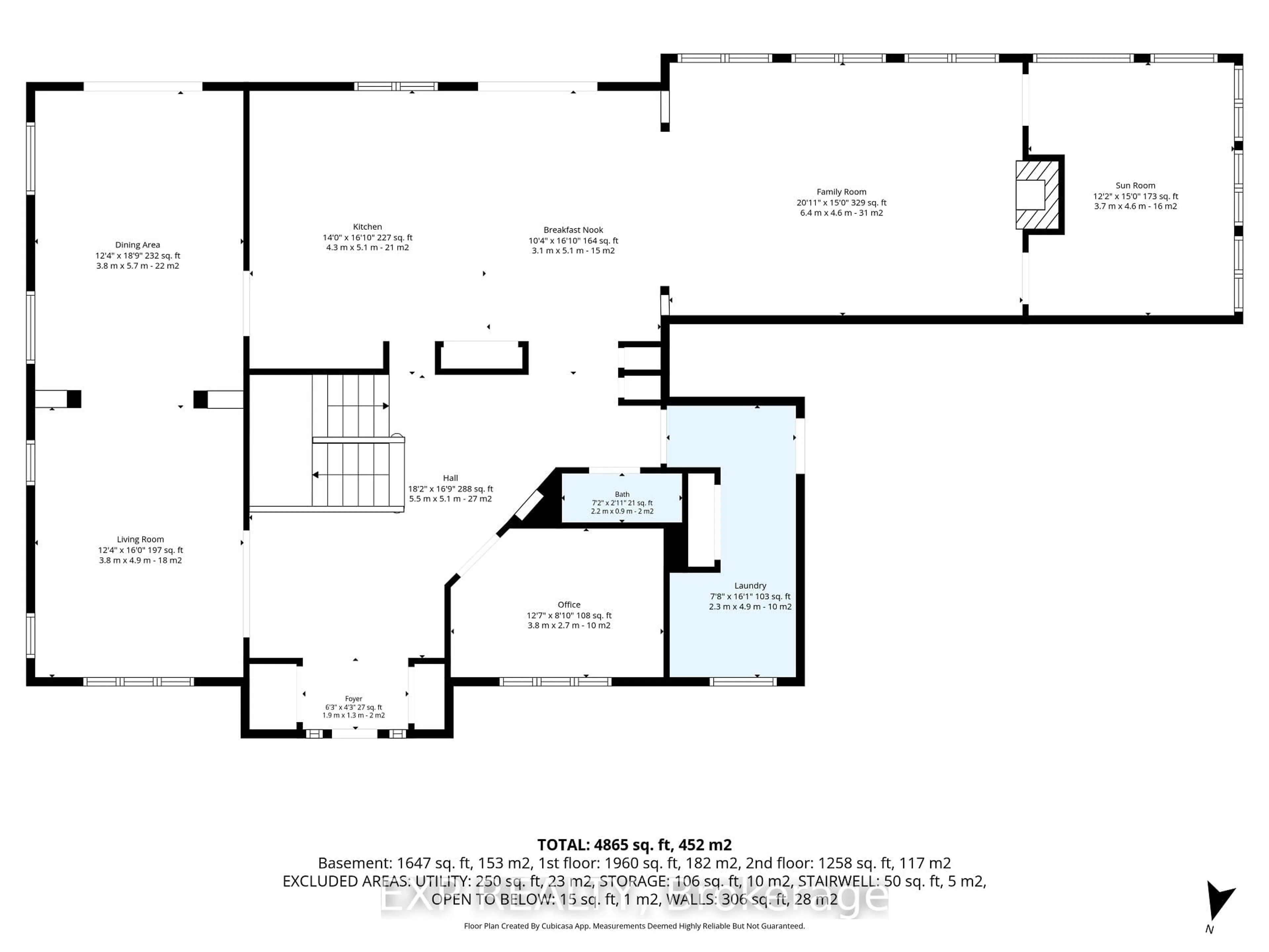 Floor plan for 1550 Lords Manor Lane, Ottawa Ontario K4M 1K3
