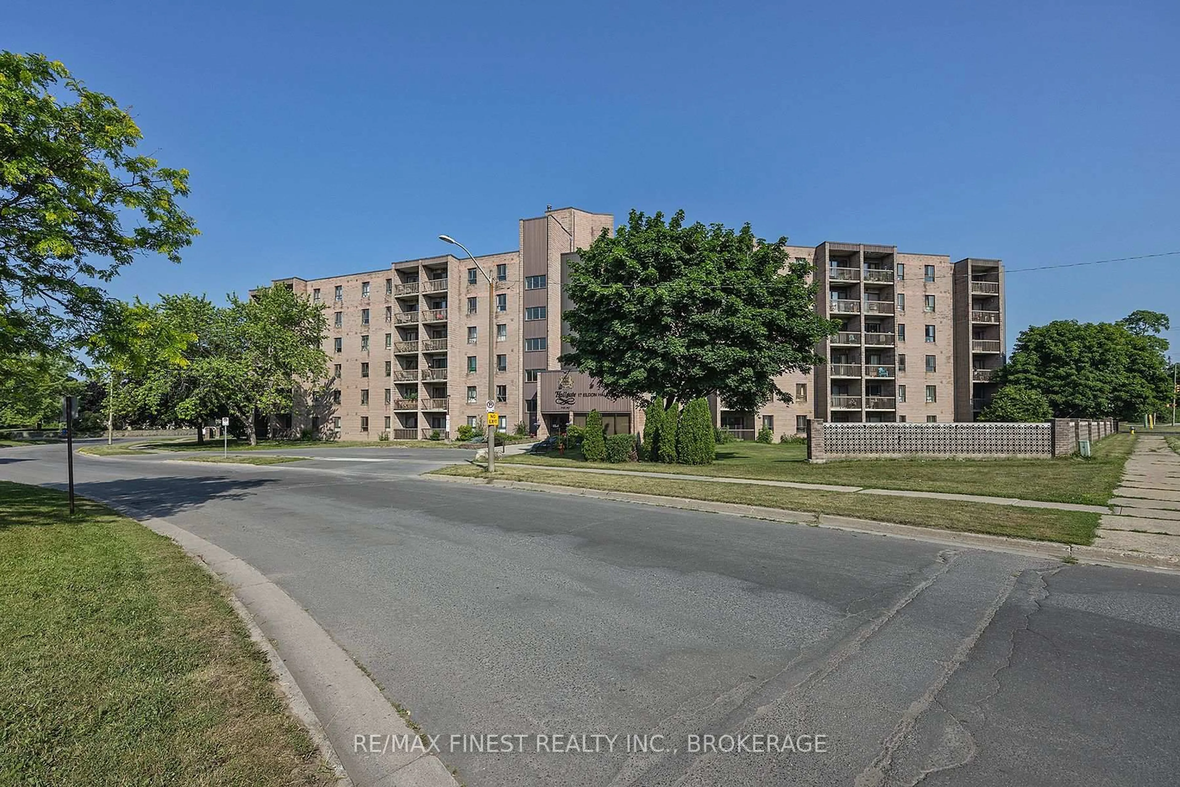 A pic from outside/outdoor area/front of a property/back of a property/a pic from drone, street for 17 Eldon Hall Pl #414, Kingston Ontario K7M 7H5