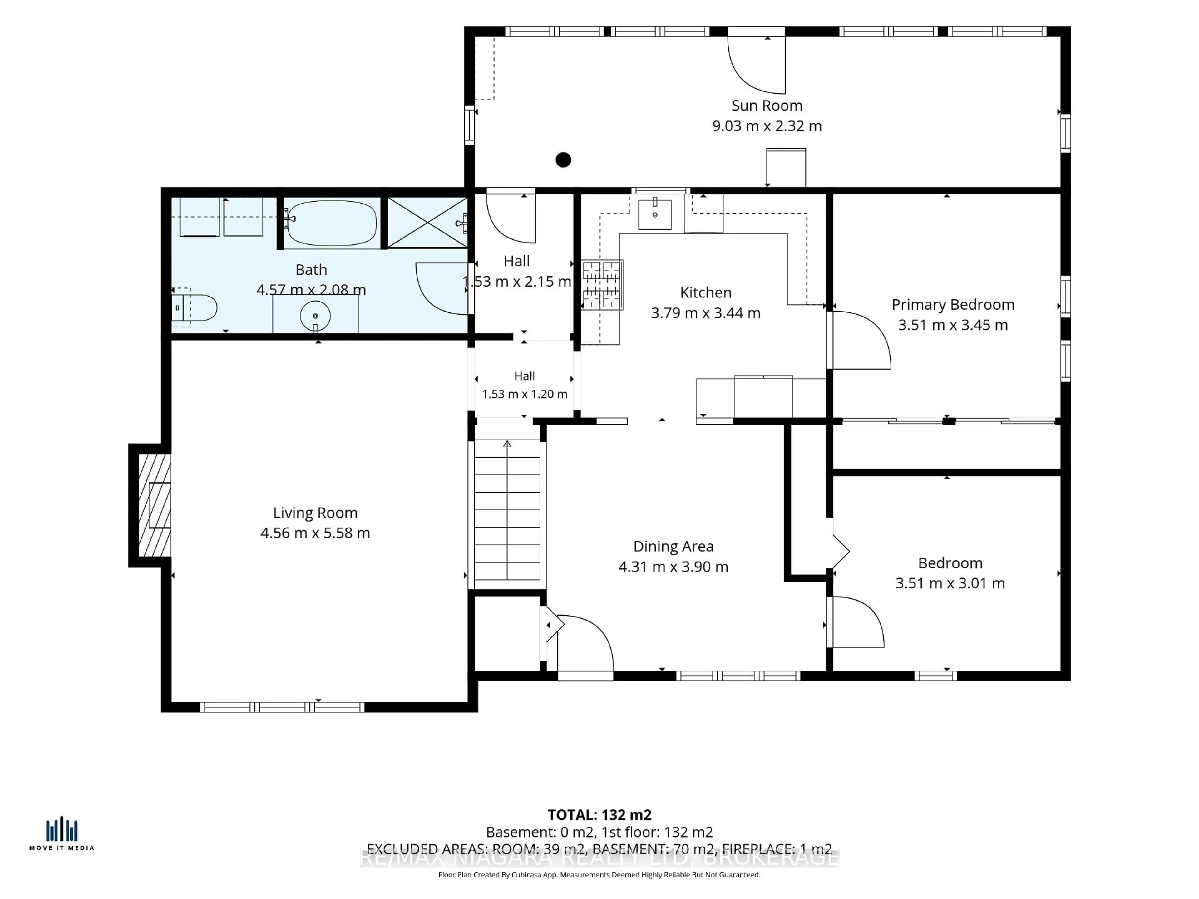 Floor plan for 1470 KILLALY St, Port Colborne Ontario L3K 5V3