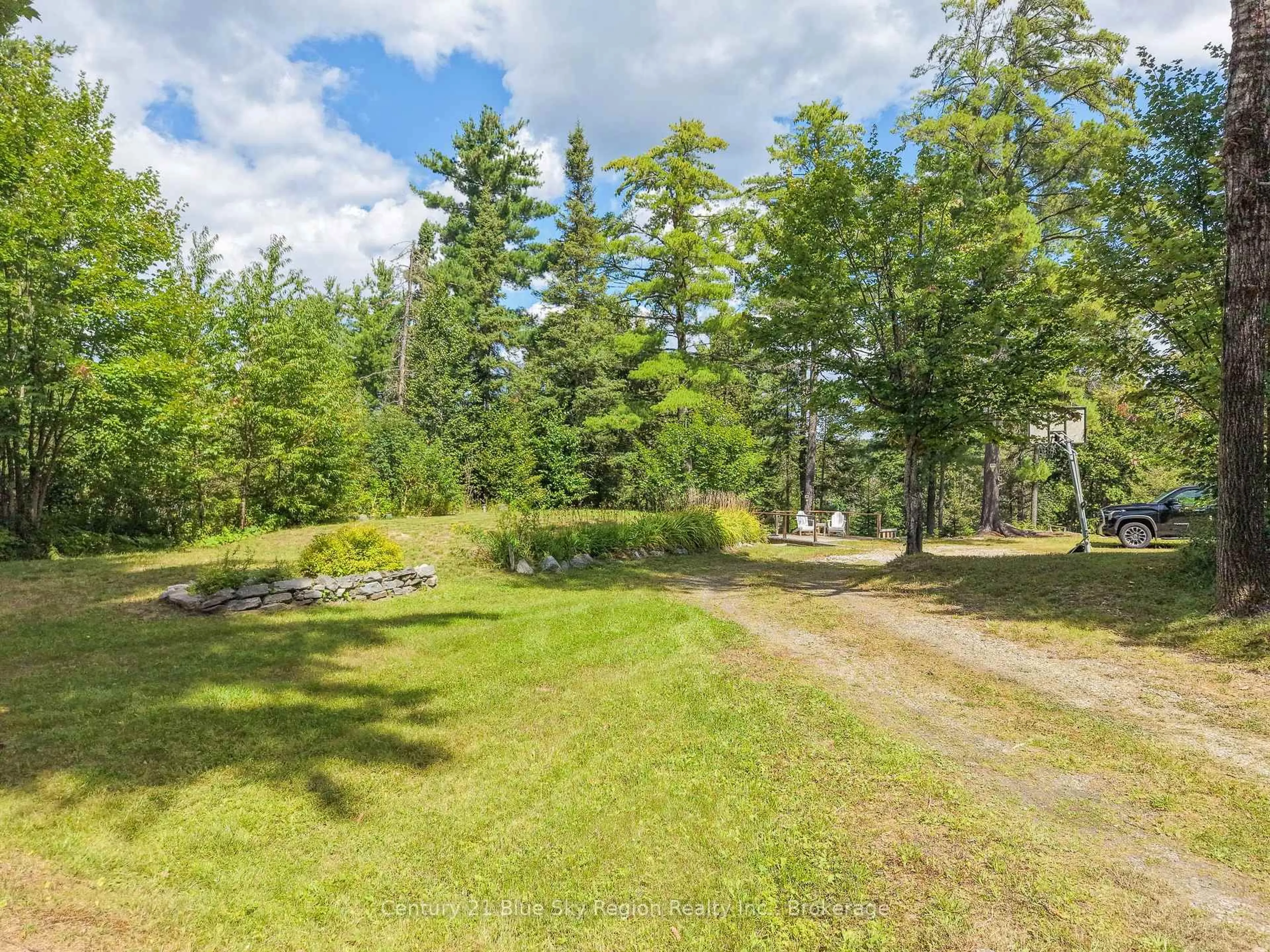 A pic from outside/outdoor area/front of a property/back of a property/a pic from drone, forest/trees view for 153 White Pine Rd, Unorganized Townships Ontario P0H 2K0