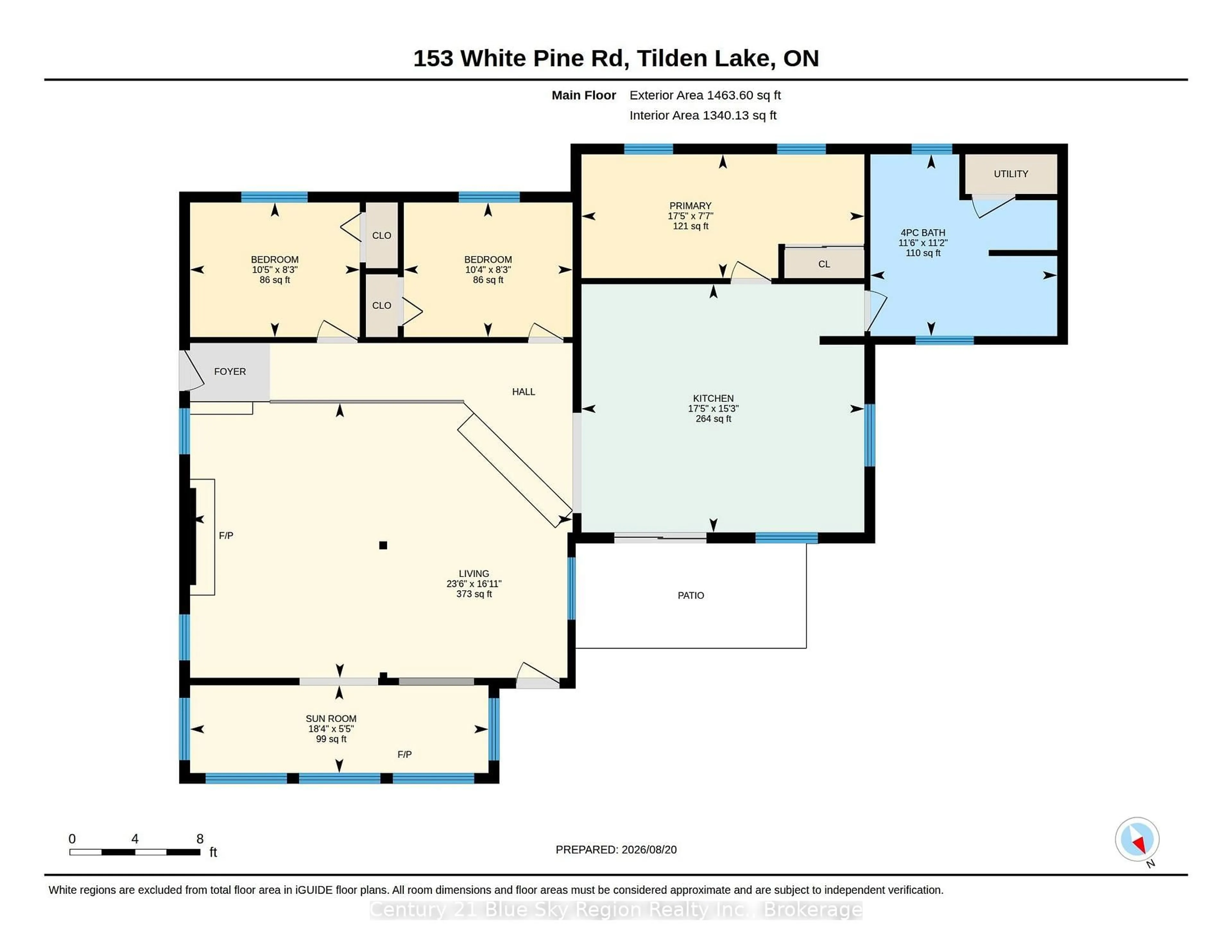Floor plan for 153 White Pine Rd, Unorganized Townships Ontario P0H 2K0
