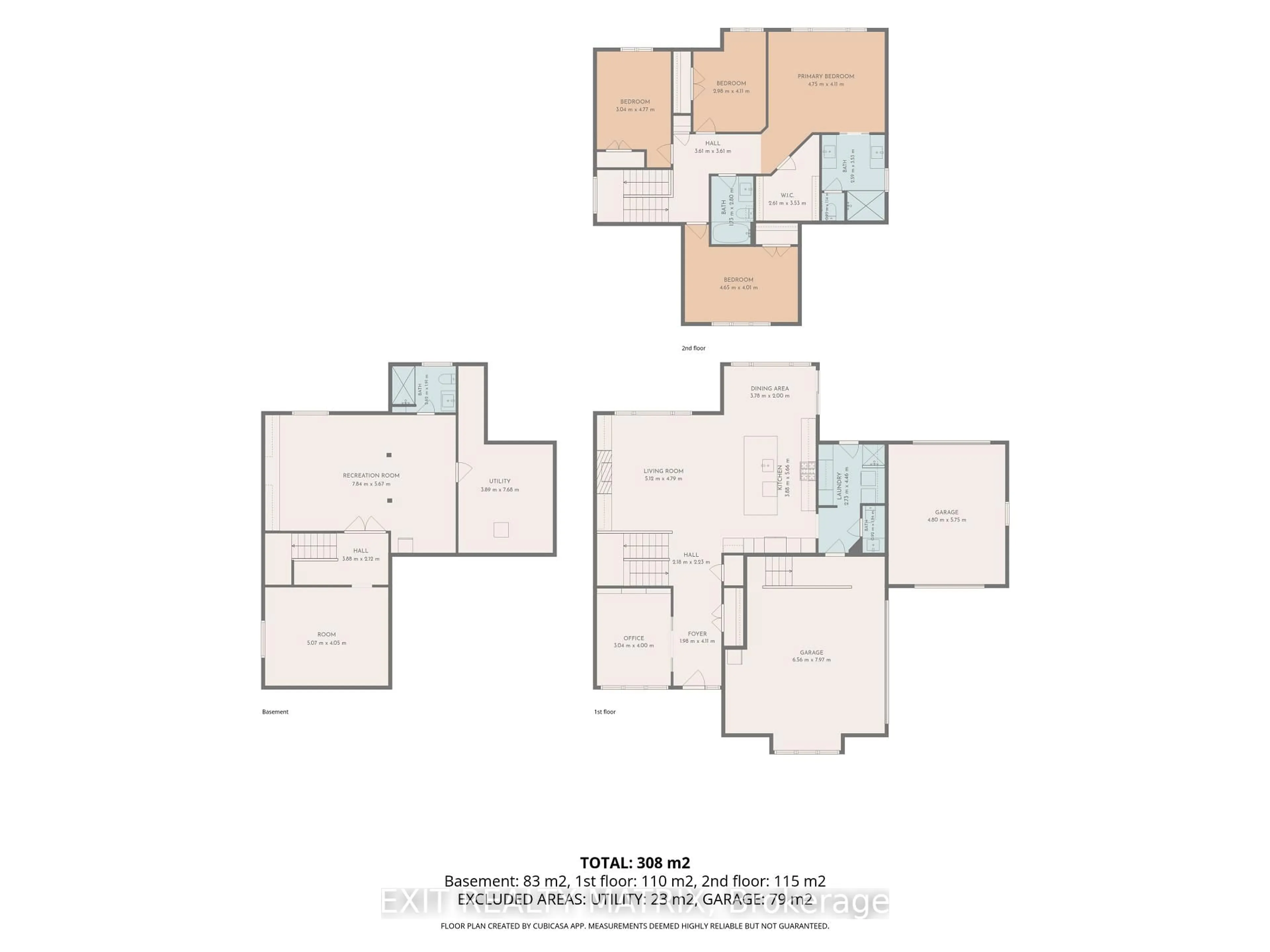 Floor plan for 123 Muirfield Crt, Pakenham Ontario K0A 2X0