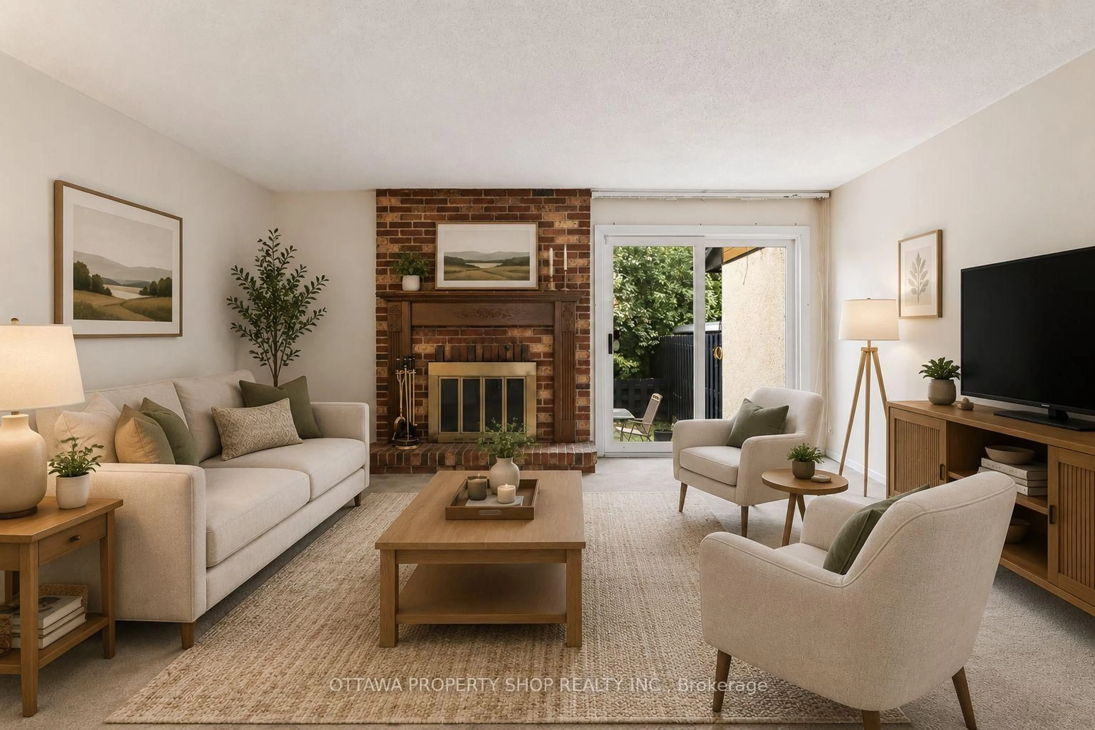 Living room with furniture, unknown for 3344 Uplands Dr #78, Ottawa Ontario K1V 9R9