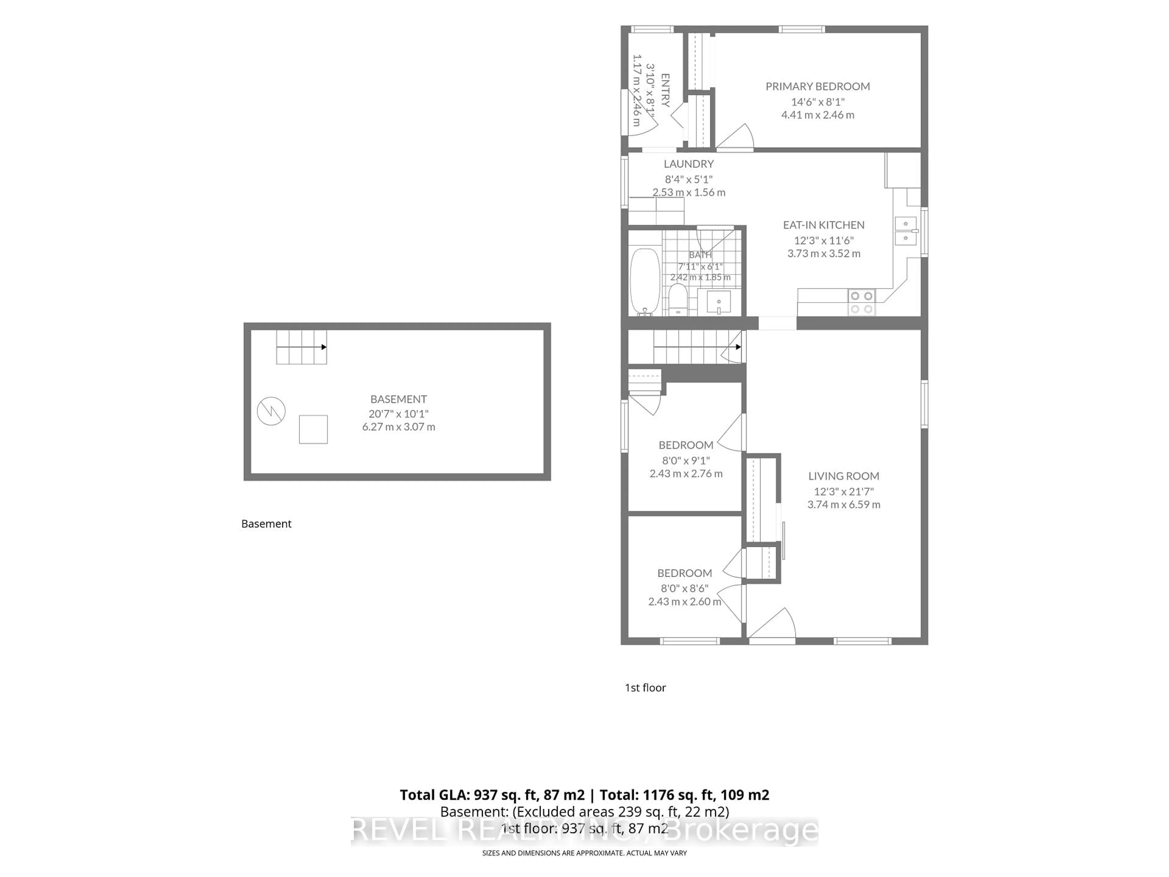Floor plan for 11 Esther St, Brantford Ontario N3S 6K3