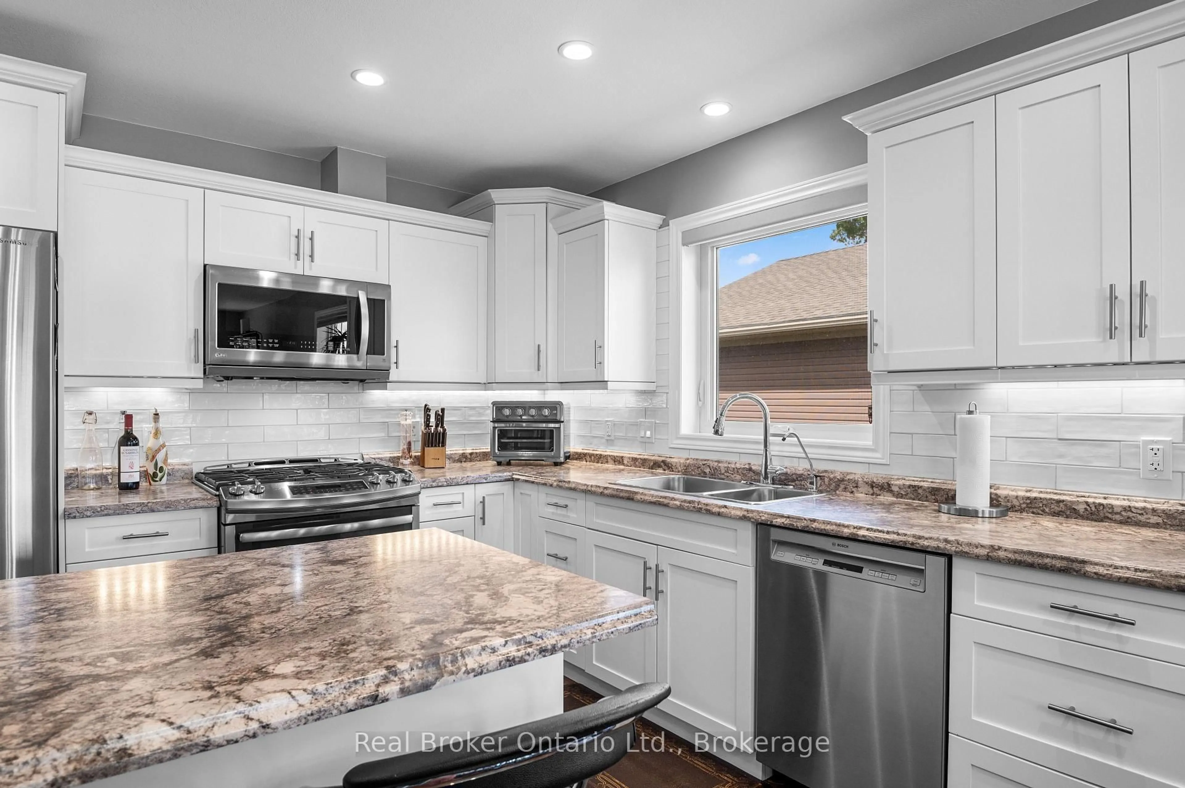 Open concept kitchen, ceramic/tile floor for 157 Clyde St, Morris Turnberry Ontario N0G 1G0