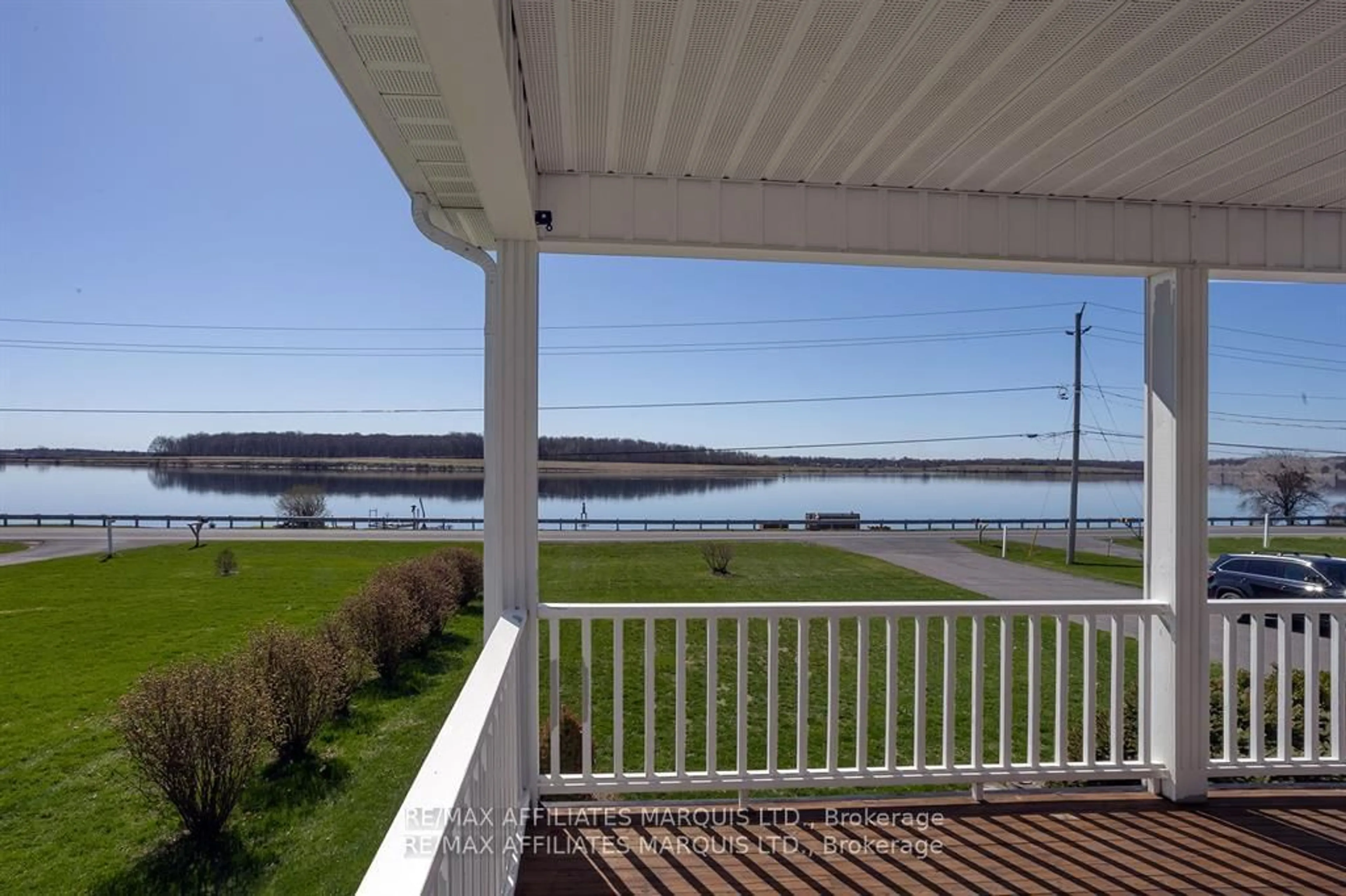 Patio, water/lake/river/ocean view for 11851 Lakeshore Dr, South Dundas Ontario K0C 1X0