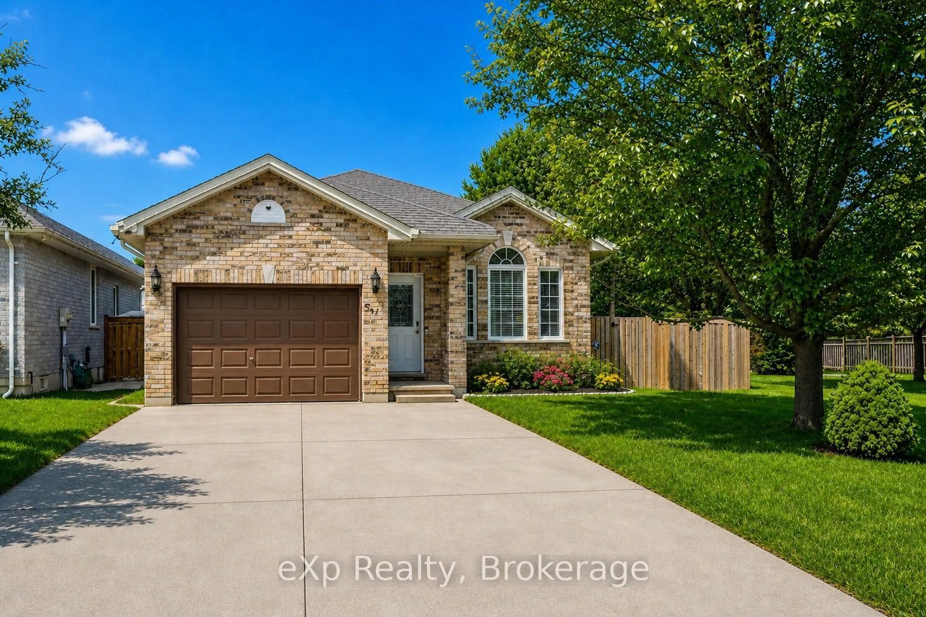 Home with brick exterior material, street for 547 Forest Creek Pl, London East Ontario N5Y 5T7