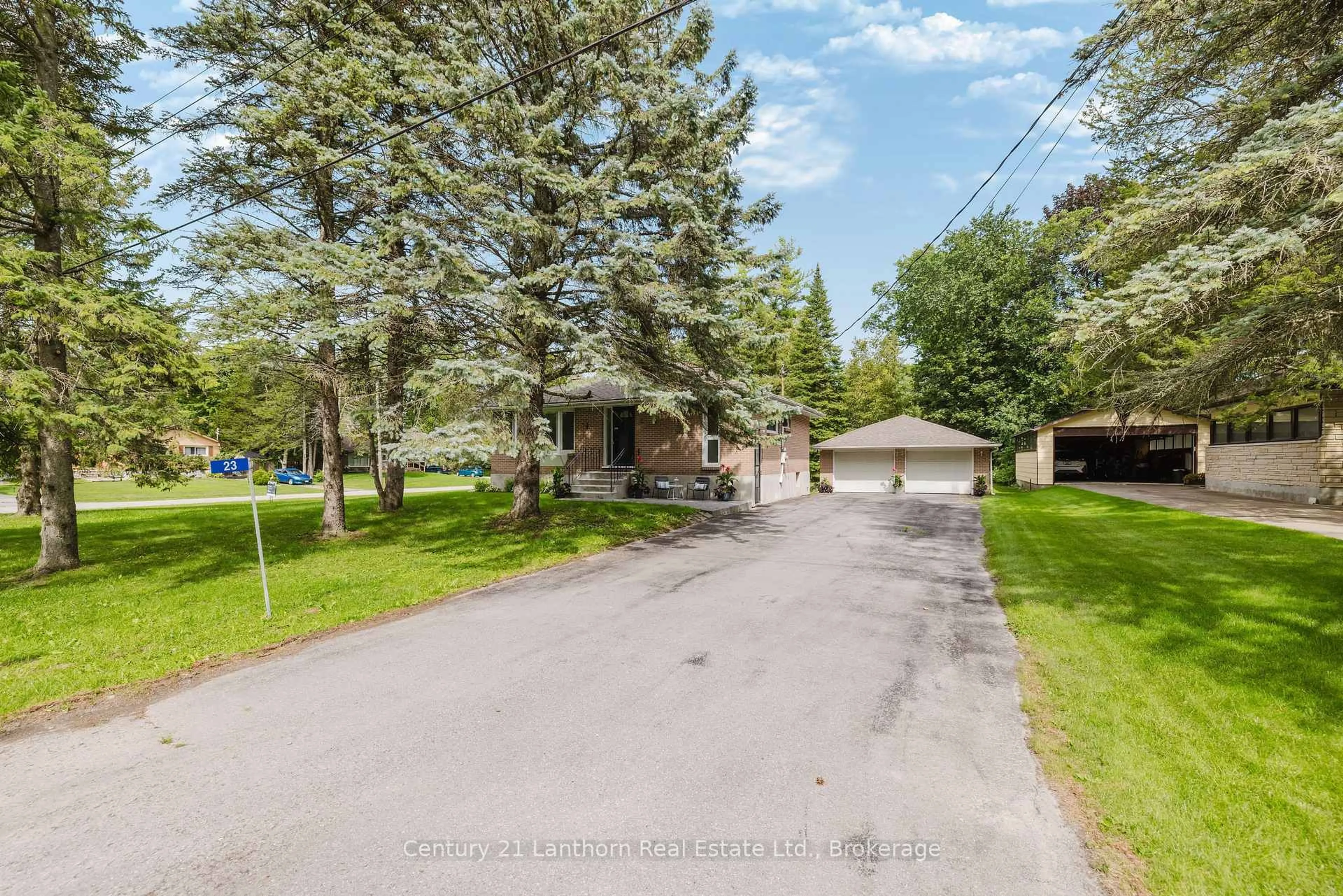 A pic from outside/outdoor area/front of a property/back of a property/a pic from drone, street for 23 Wood St, Quinte West Ontario K8V 5P6