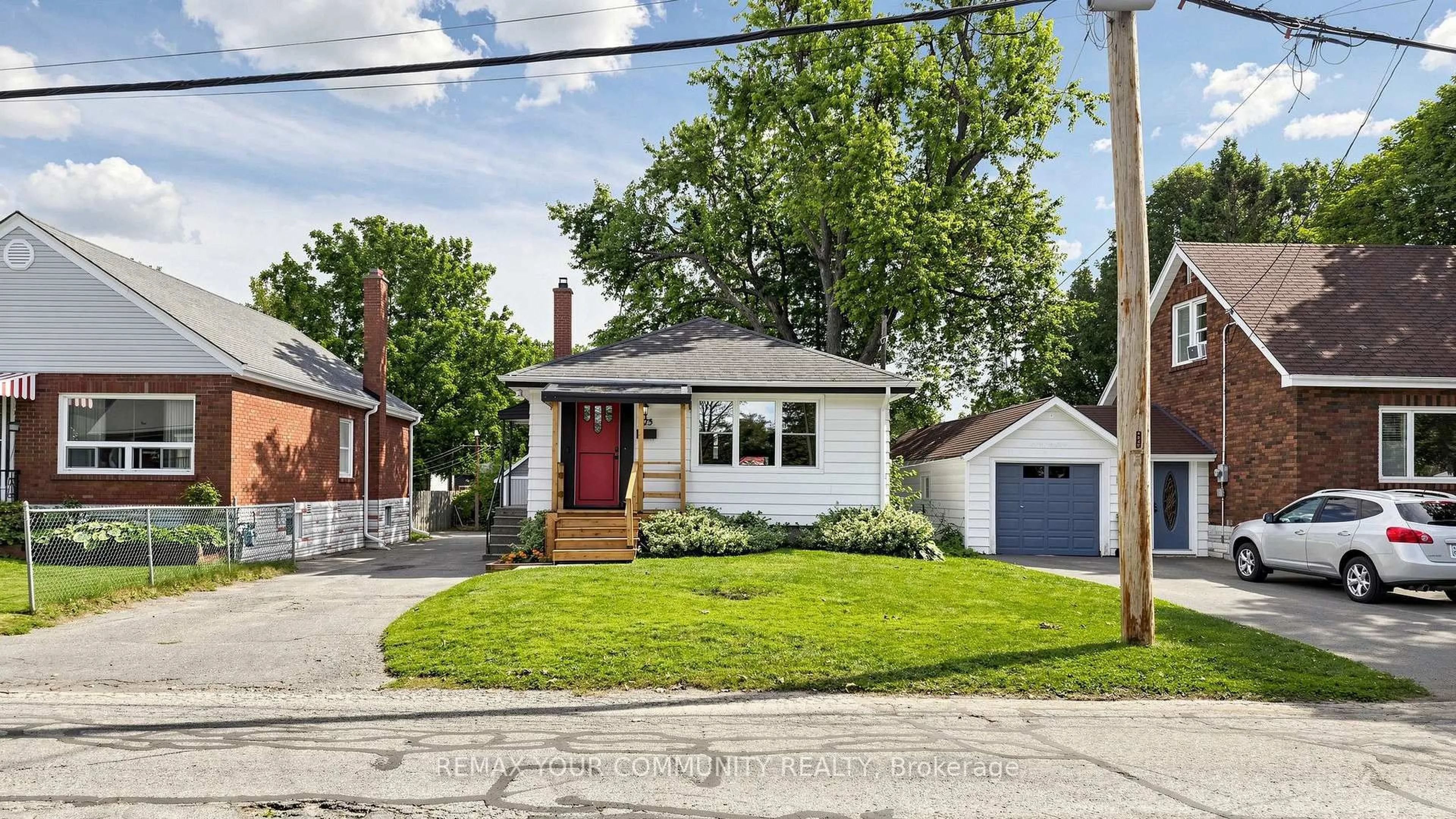 Home with brick exterior material, street for 675 Lundys Lane, Peterborough Ontario K9J 4J9