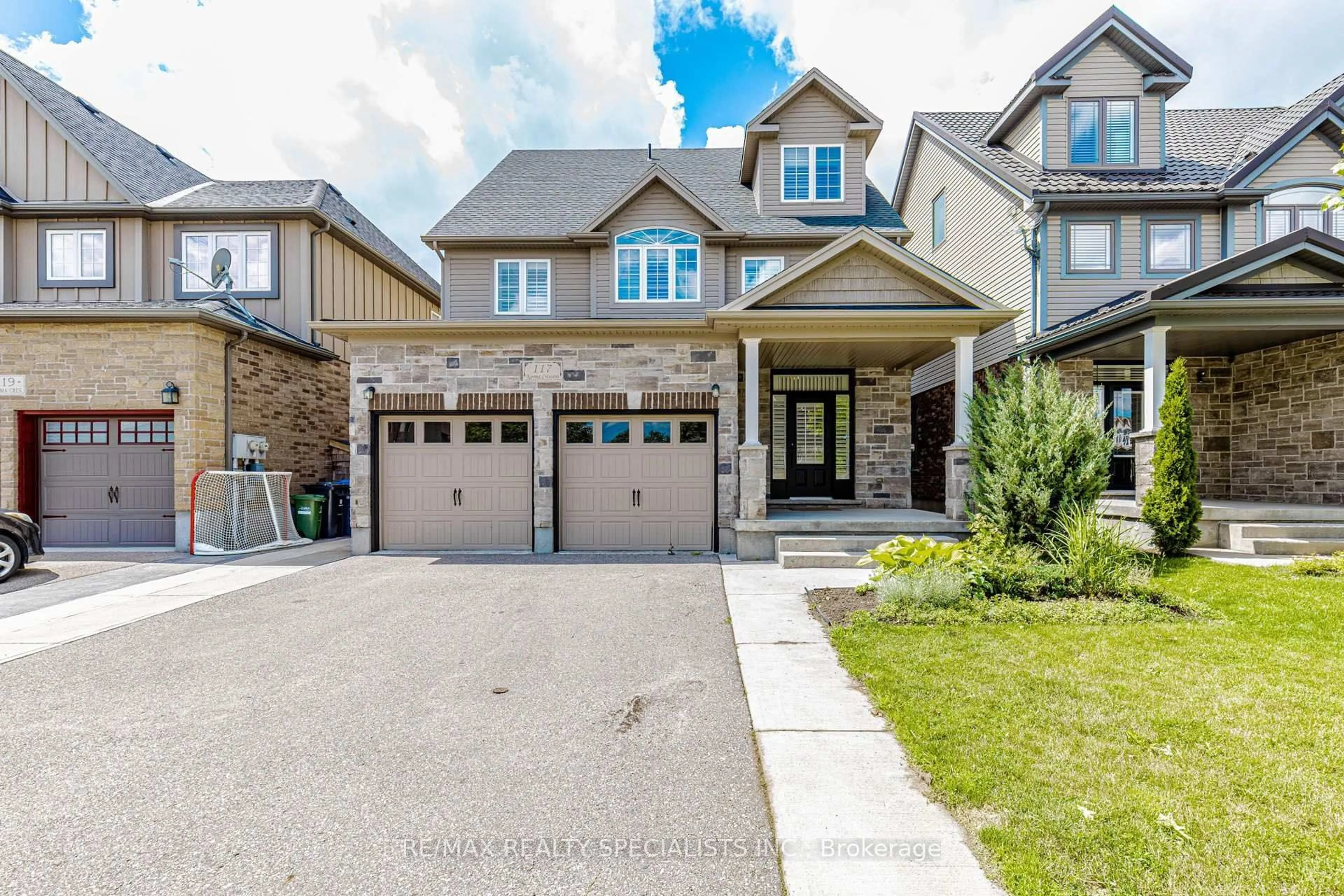 Home with brick exterior material, street for 117 Norma Cres, Guelph Ontario N1E 0K5