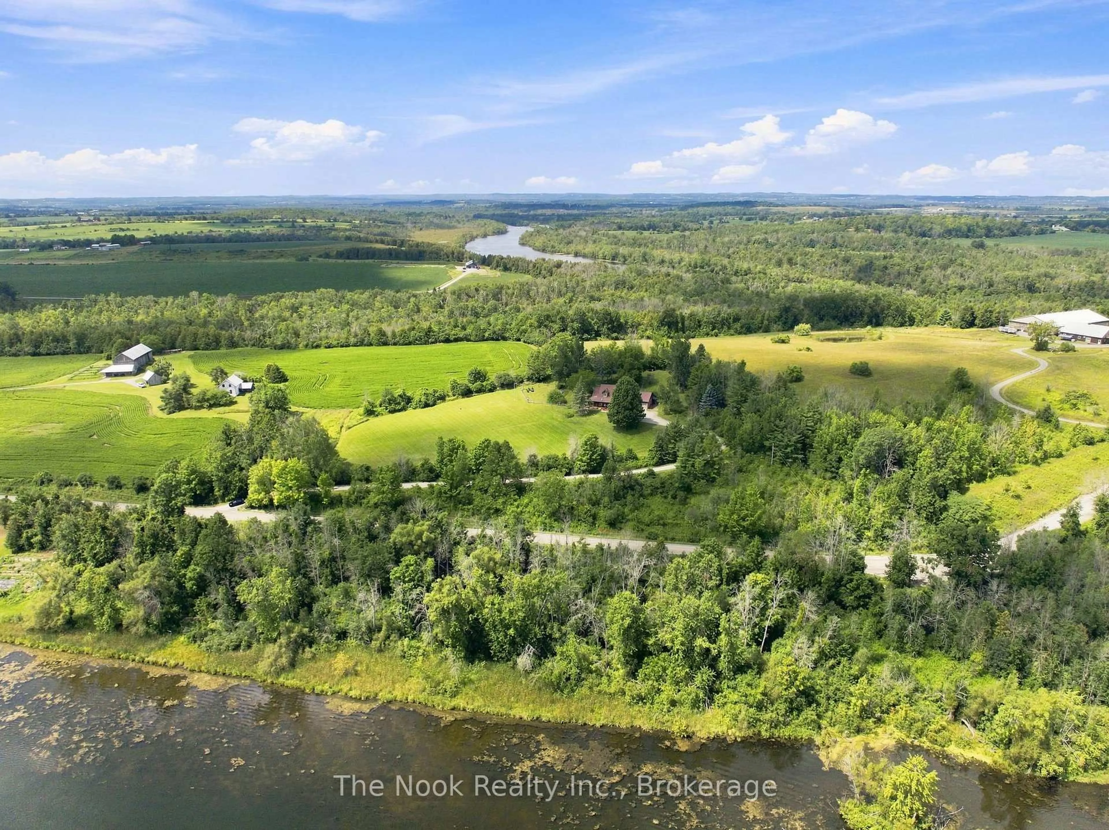A pic from outside/outdoor area/front of a property/back of a property/a pic from drone, water/lake/river/ocean view for 820 Rahmel Rd, Otonabee-South Monaghan Ontario K0L 1B0