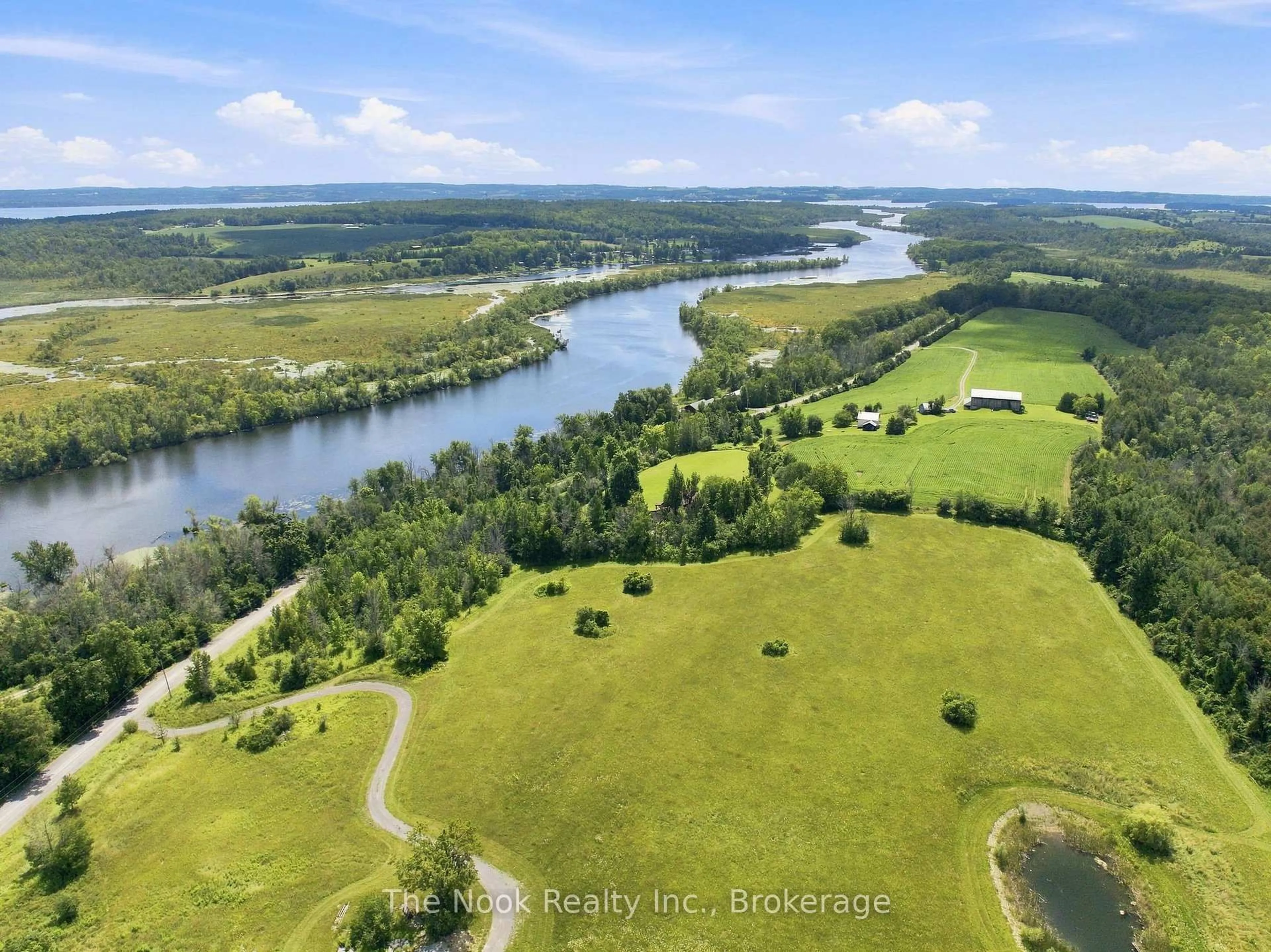 A pic from outside/outdoor area/front of a property/back of a property/a pic from drone, water/lake/river/ocean view for 820 Rahmel Rd, Otonabee-South Monaghan Ontario K0L 1B0