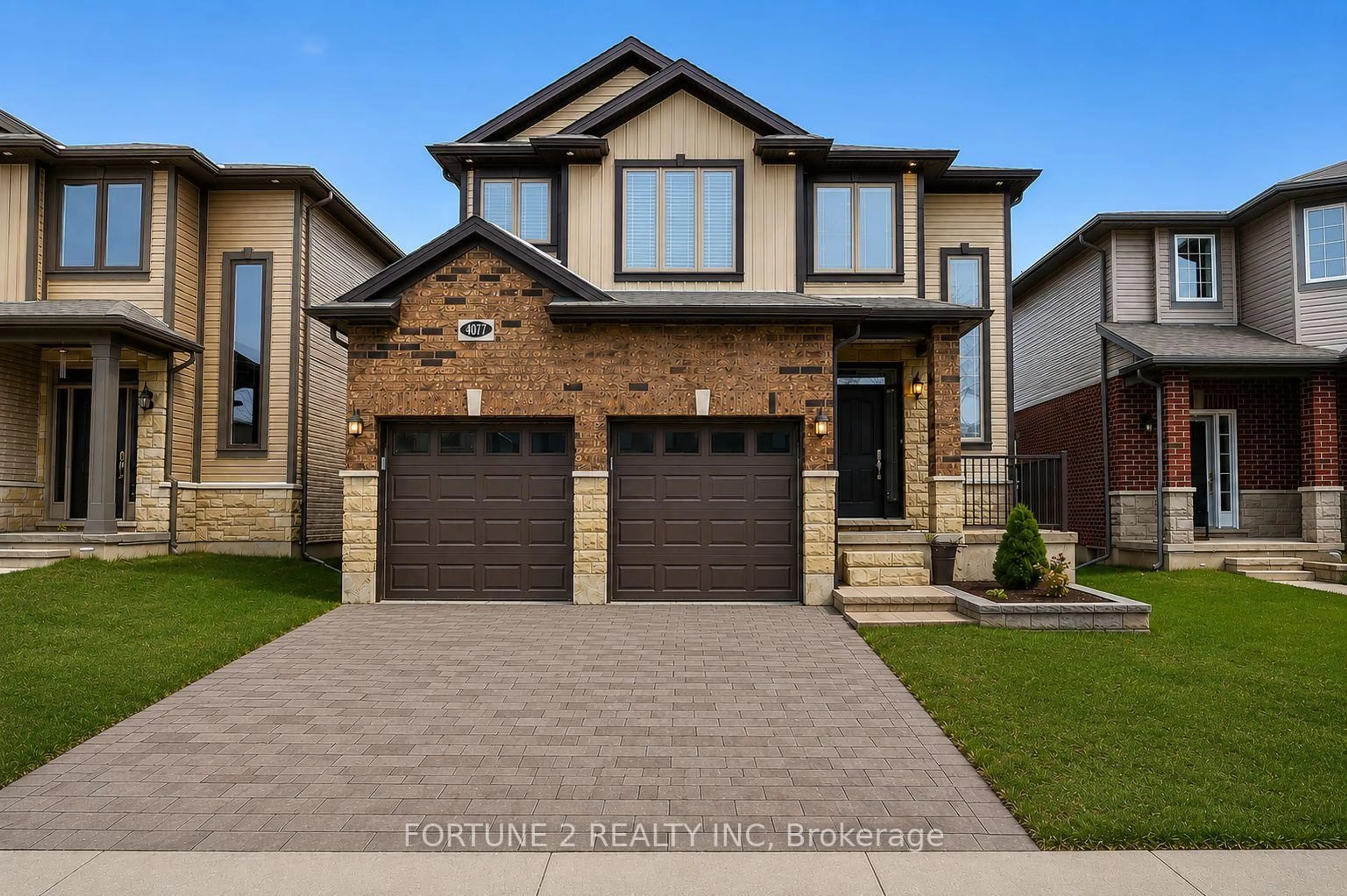 Home with brick exterior material, street for 2077 NORTH ROUTLEDGE Park, London North Ontario N6G 0B5
