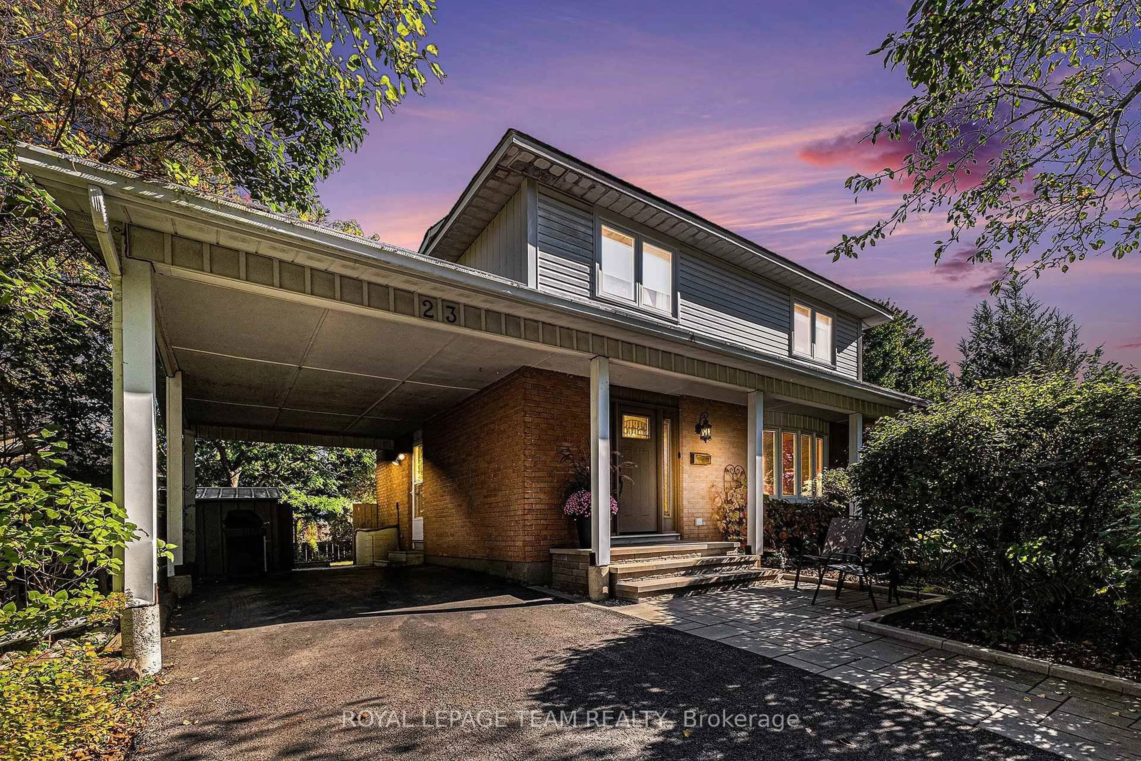 Home with brick exterior material, street for 23 CHANONHOUSE Dr, Richmond Ontario K0A 2Z0