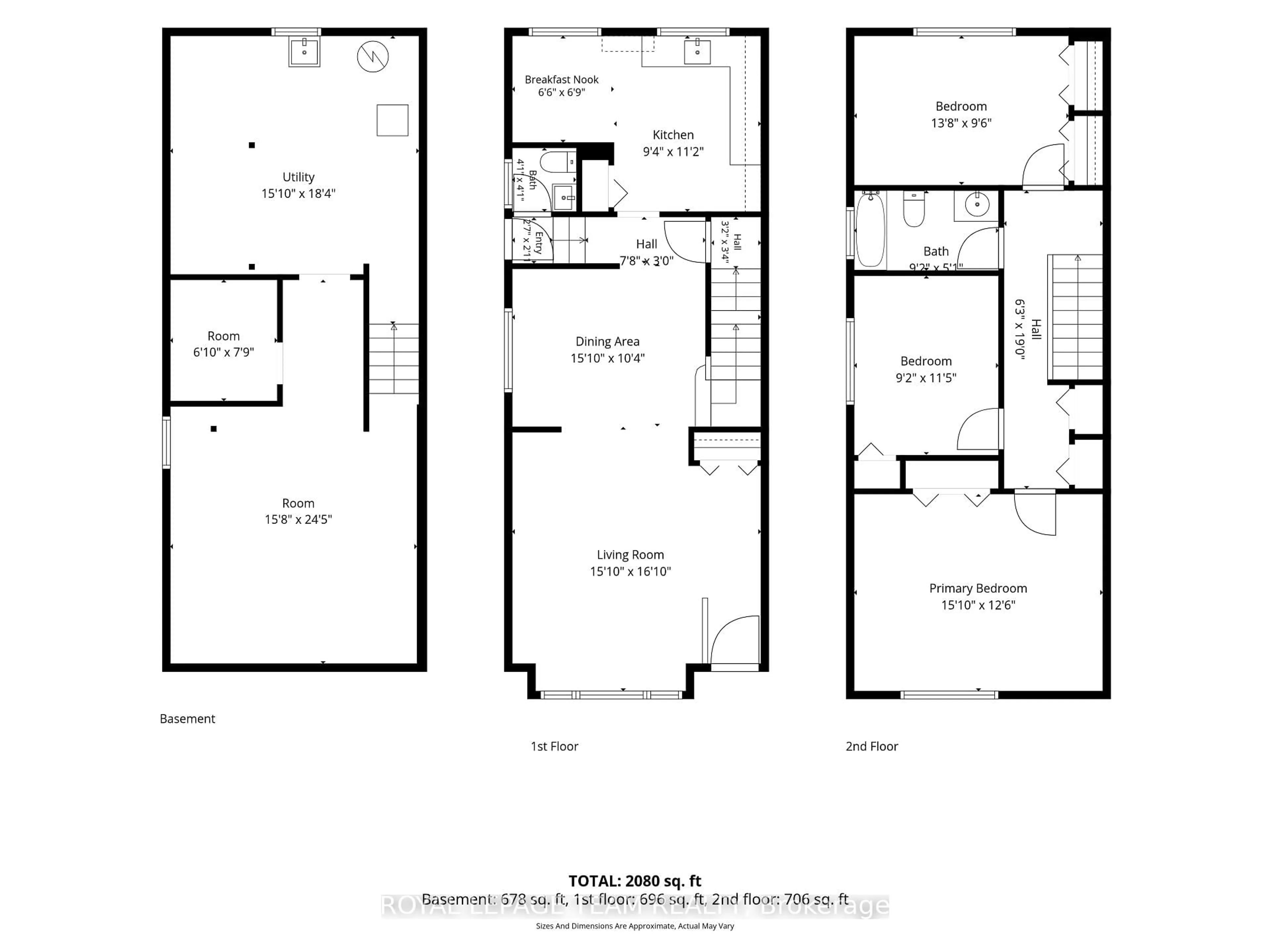 Floor plan for 1001 Meadowlands Dr, Ottawa Ontario K2C 0K4