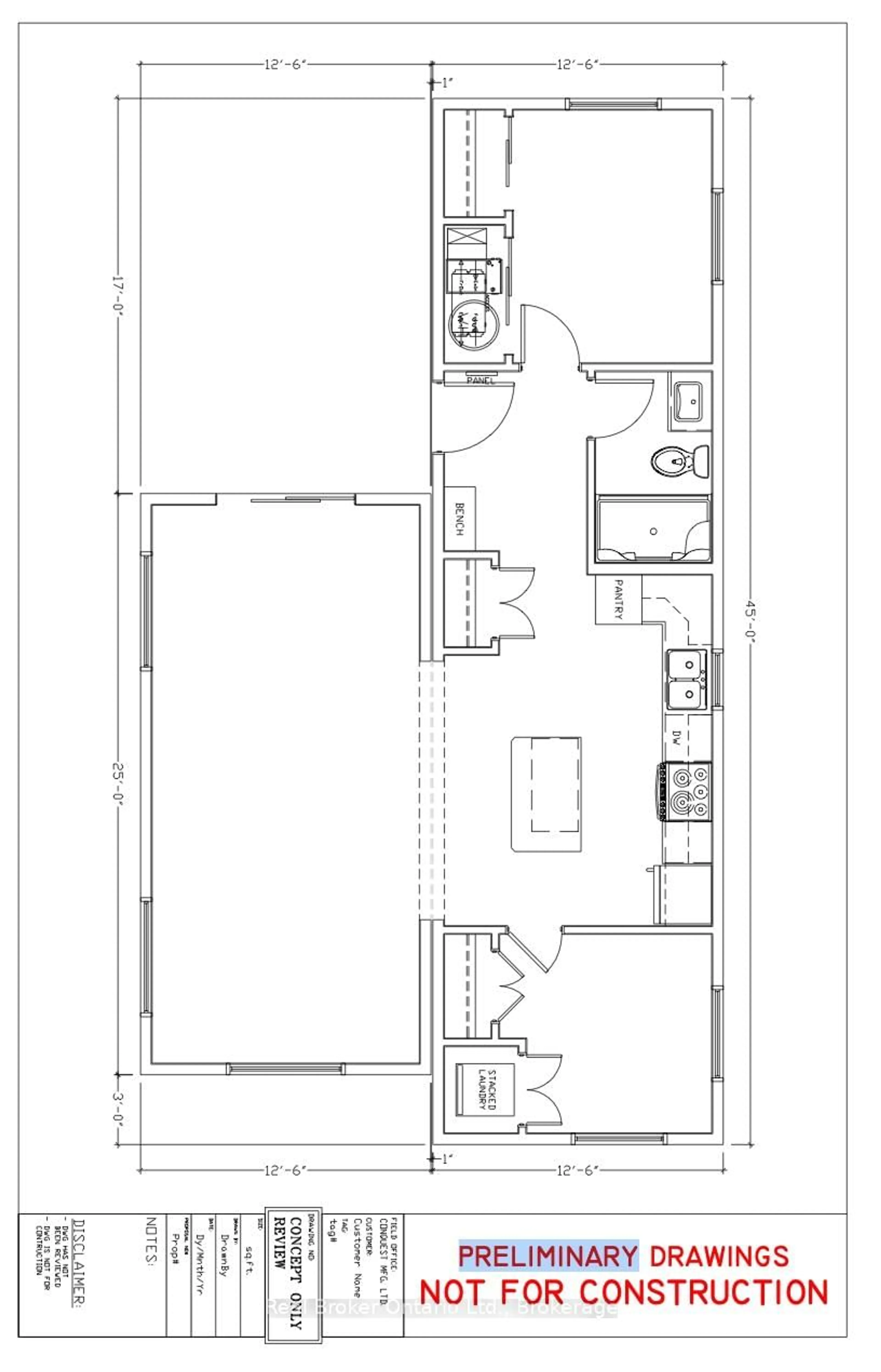 Floor plan for 5007 Highway 21 Highway #1414, Saugeen Shores Ontario N0H 2C5