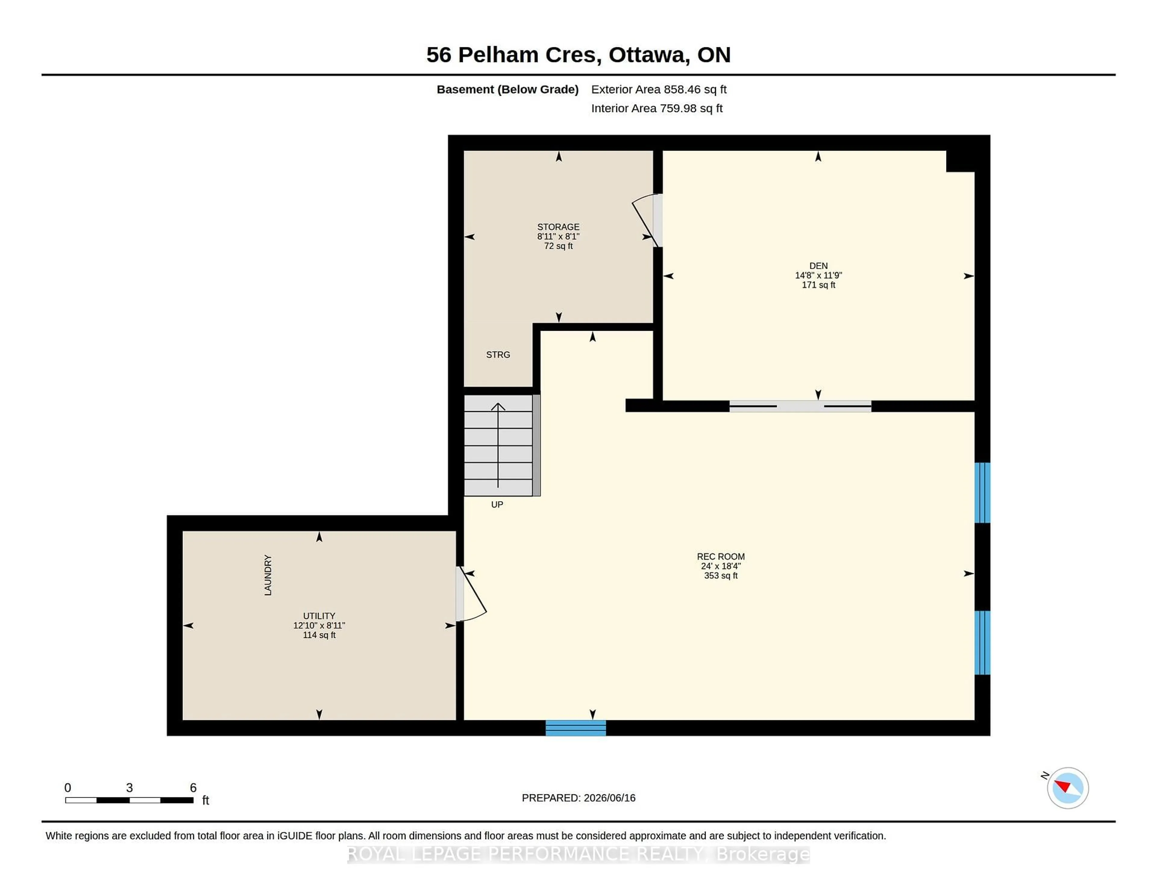 Floor plan for 56 Pelham Cres, Richmond Ontario K0A 2Z0
