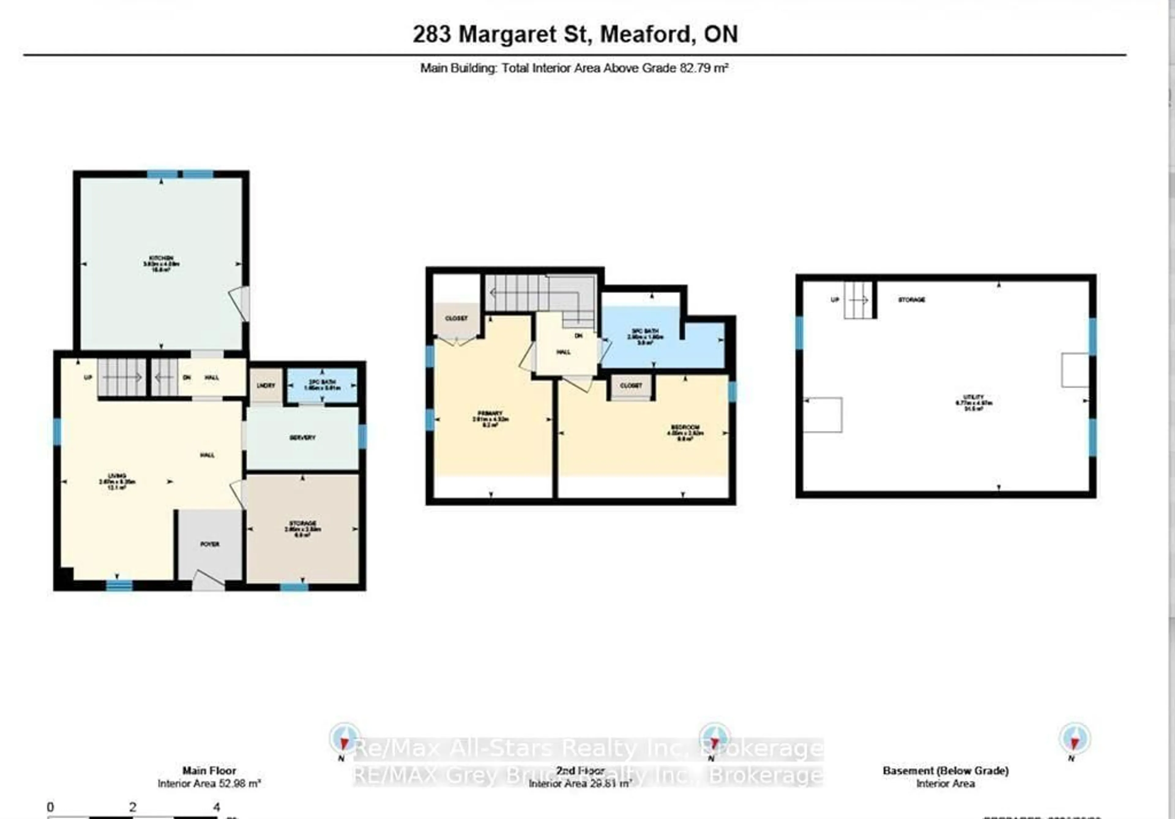 Floor plan for 283 Margaret St, Meaford Ontario N4L 1B5