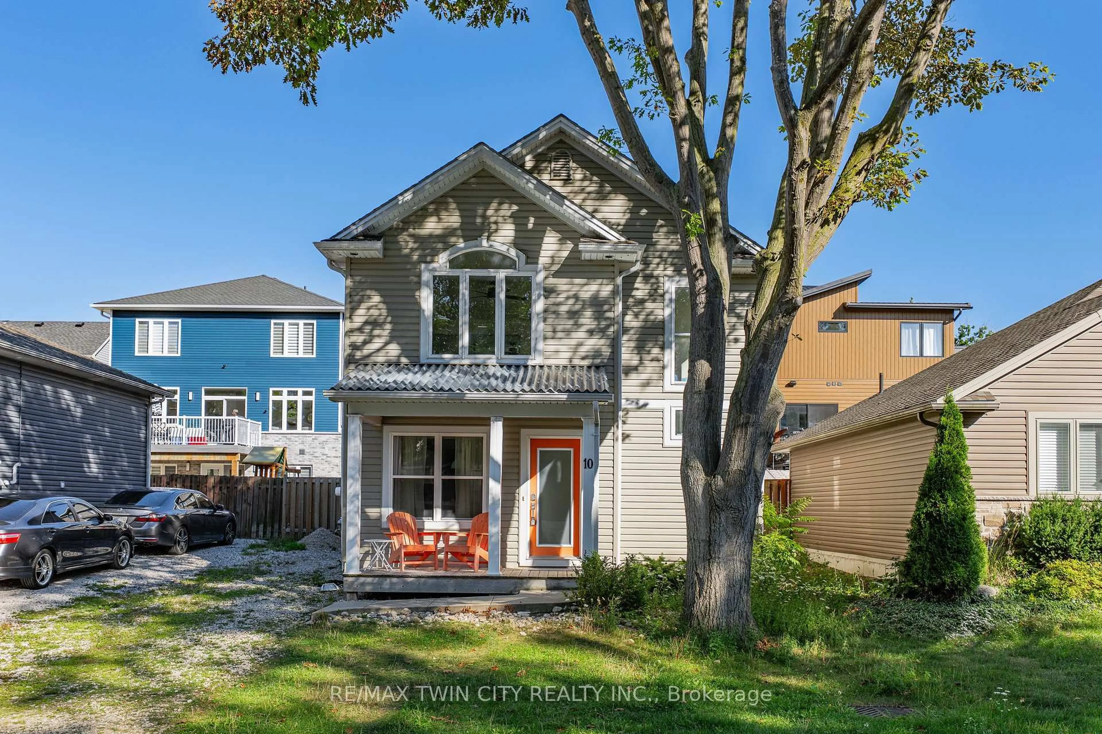 Home with brick exterior material, street for 10 Queens Ave, Lambton Shores Ontario N0M 1T0