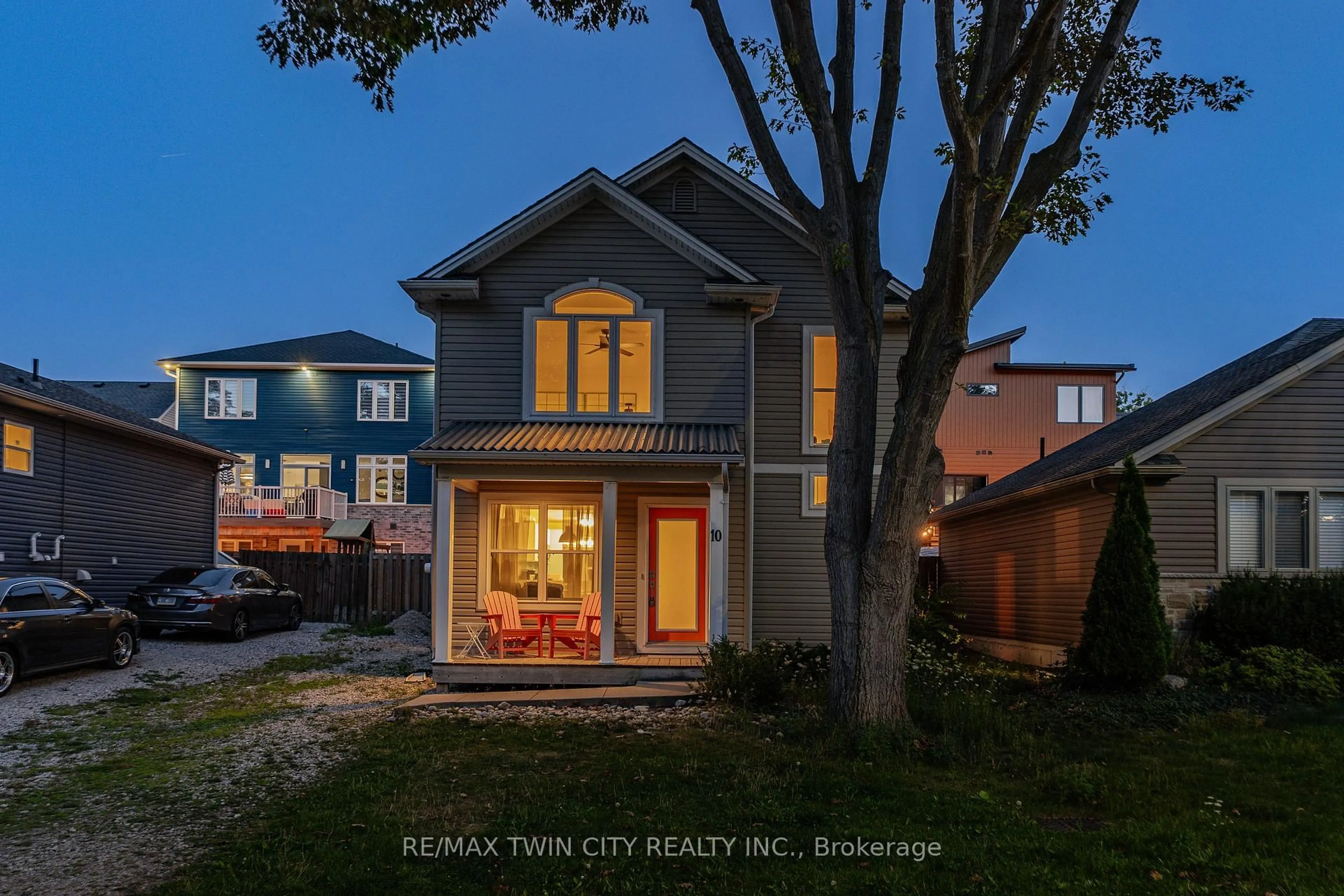 Home with brick exterior material, street for 10 Queens Ave, Lambton Shores Ontario N0M 1T0